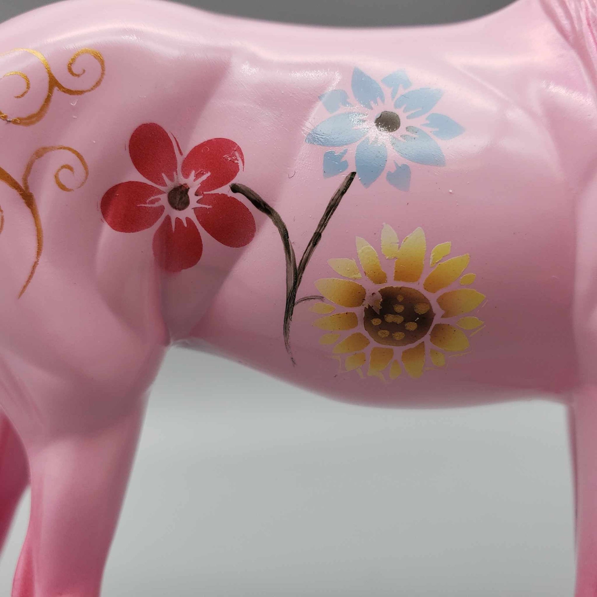 Among the Flowers OOAK GLOSSY Flowers and Butterfly Pink Deco Pebble Arab By Dawn Quick Fall Into Autumn Random Drop Sale 9/23