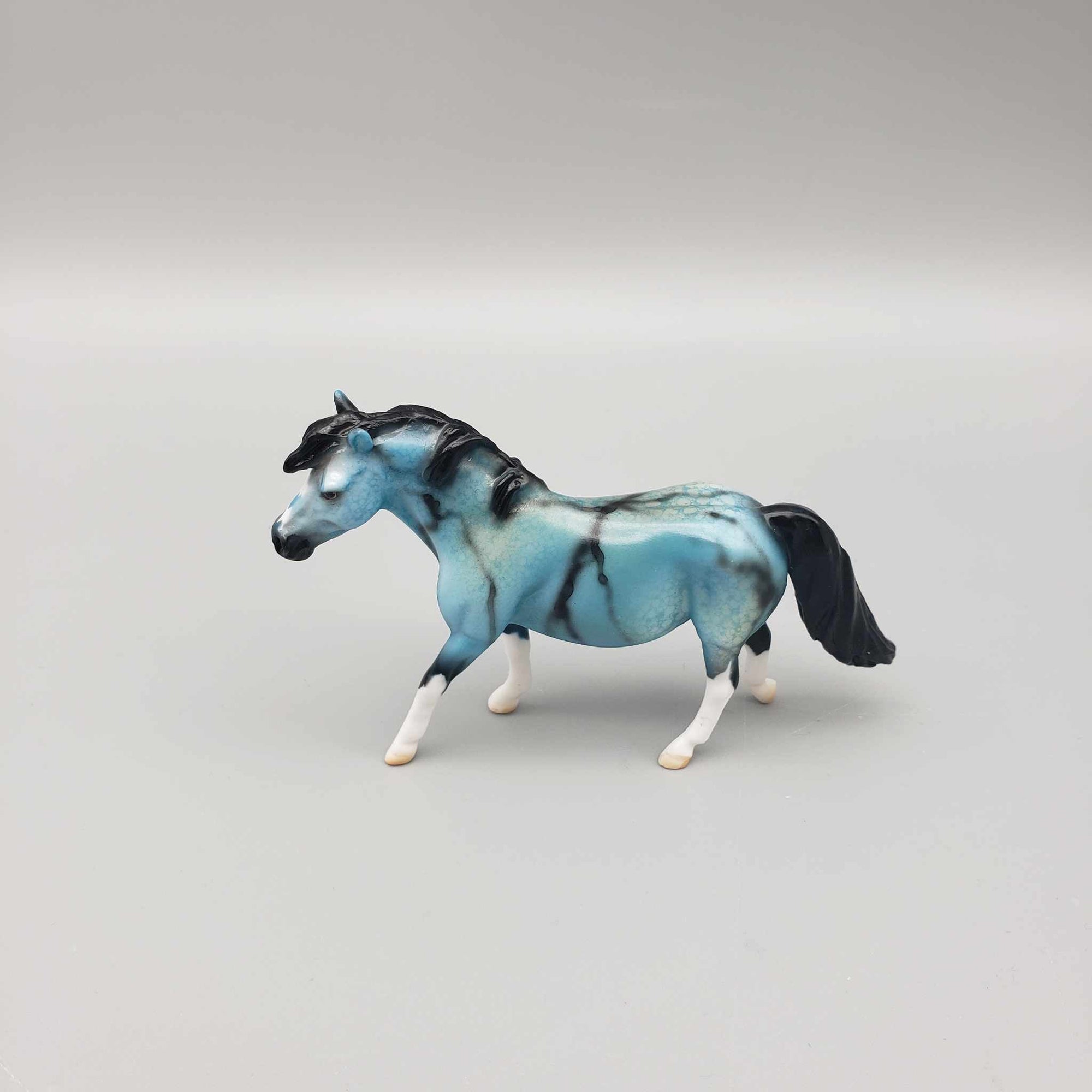 Farida OOAK Turquoise Pony Chip By Dawn Quick Facebook Auction Fall Into Autumn Random Drop Sale 9/23