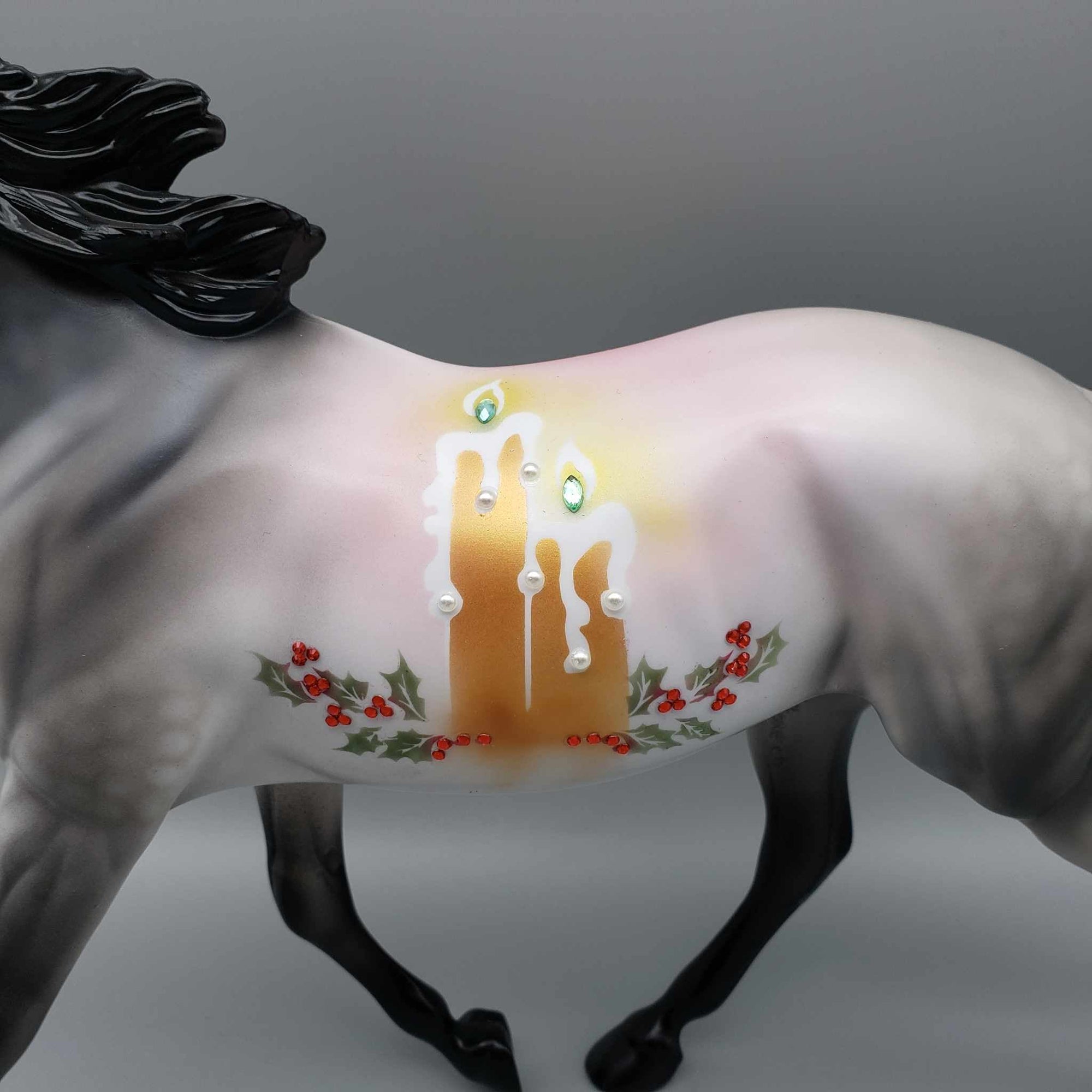 Flicker OOAK Decorator with Bling Candle Palouse By Dawn Quick Holiday Sale HS23