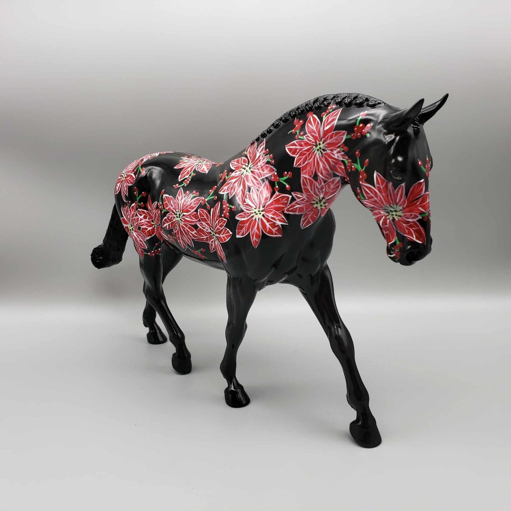 Poinsettia Nights OOAK Deco Irish Draft By Dawn Quick Holiday Best Offers 12/11/23