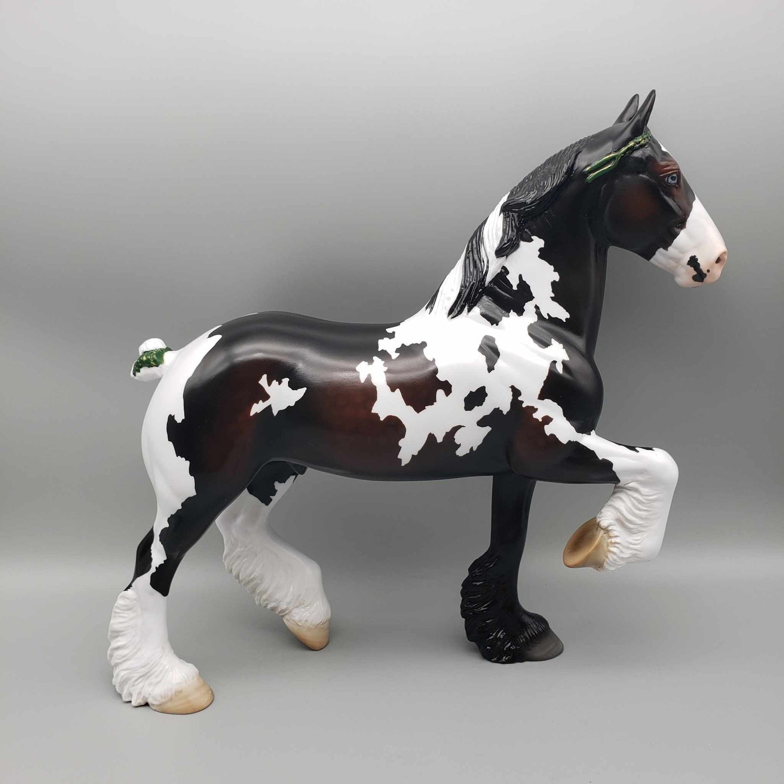 Douglas OOAK Bay Sabino Trotting Drafter By Angela Marleau 2023