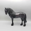 Warhawk OOAK Dappled Black Frisian Andalusian By Caroline Boydston Best Offer 11/13/23