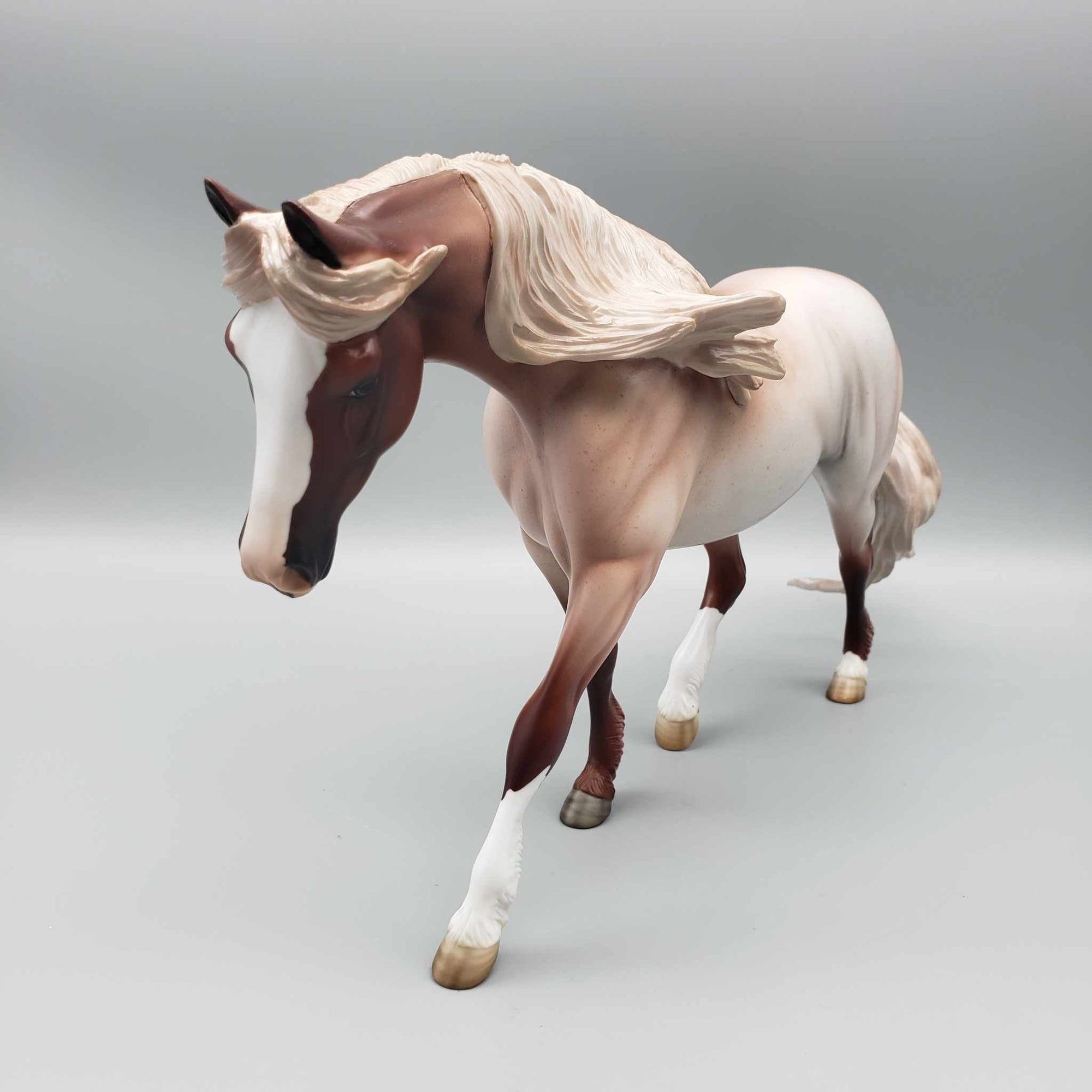 Branwen OOAK Customized Strawberry Roan Pony By Angela Marleau Best Offers 12/4/23