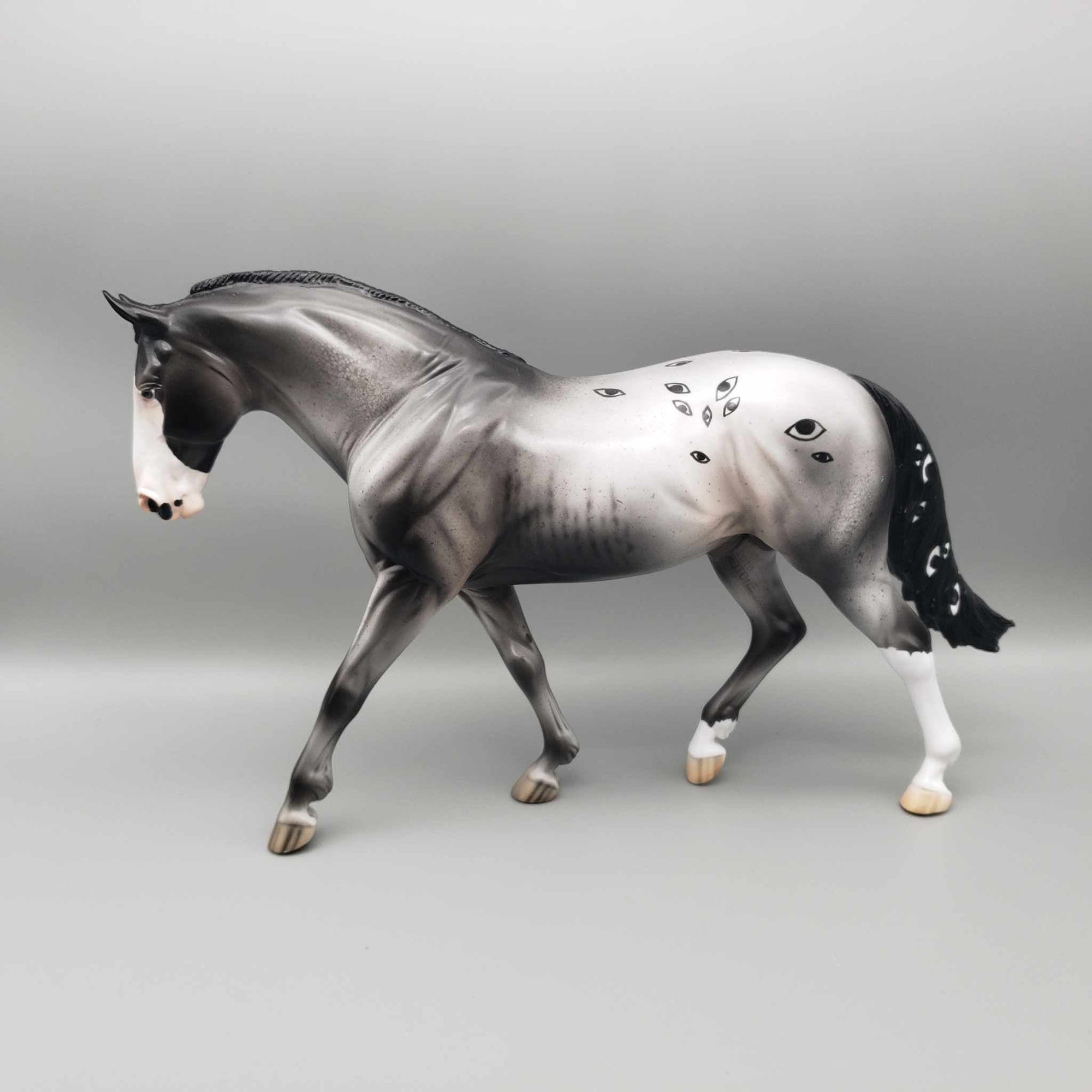 Insight OOAK Deco "Eye-Paloosa" Irish Draft By Jess Hamill  MM23