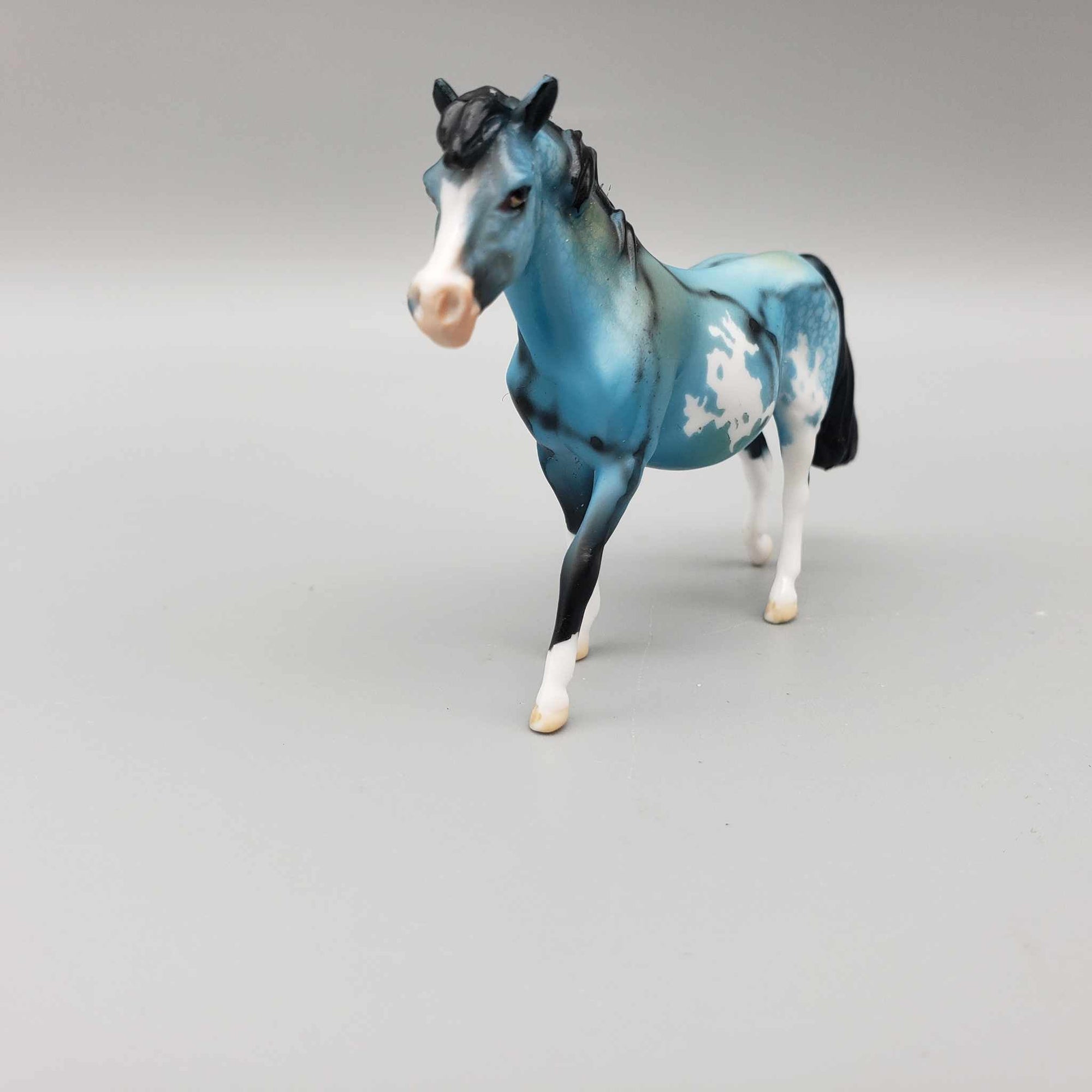Halah OOAK Turquoise Pony Chip By Dawn Quick Facebook Auction Fall Into Autumn Random Drop Sale 9/23