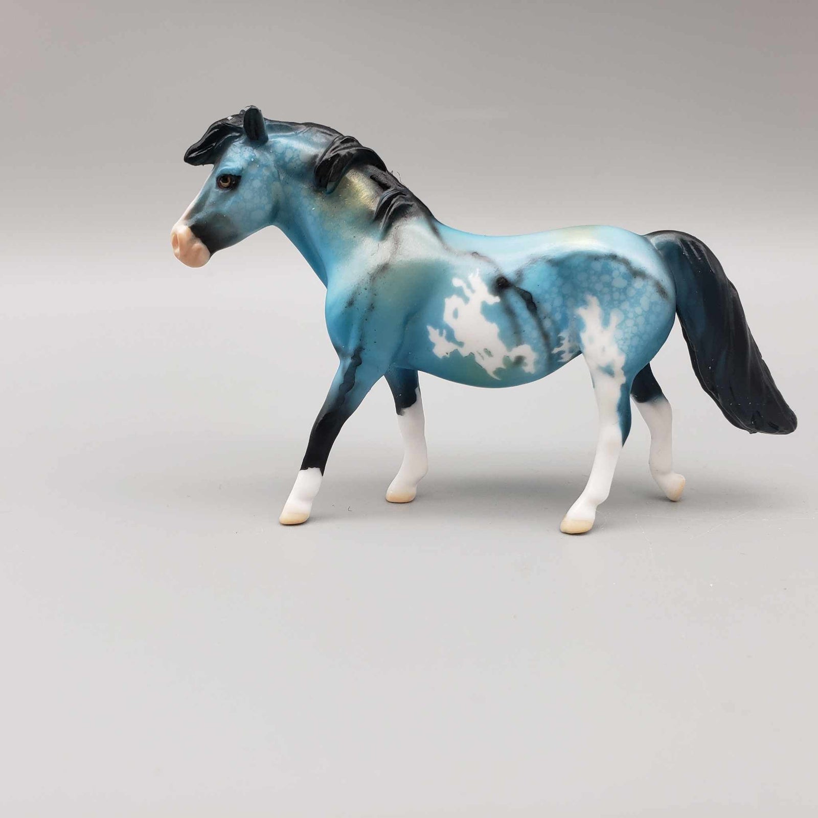 Halah OOAK Turquoise Pony Chip By Dawn Quick Facebook Auction Fall Into Autumn Random Drop Sale 9/23