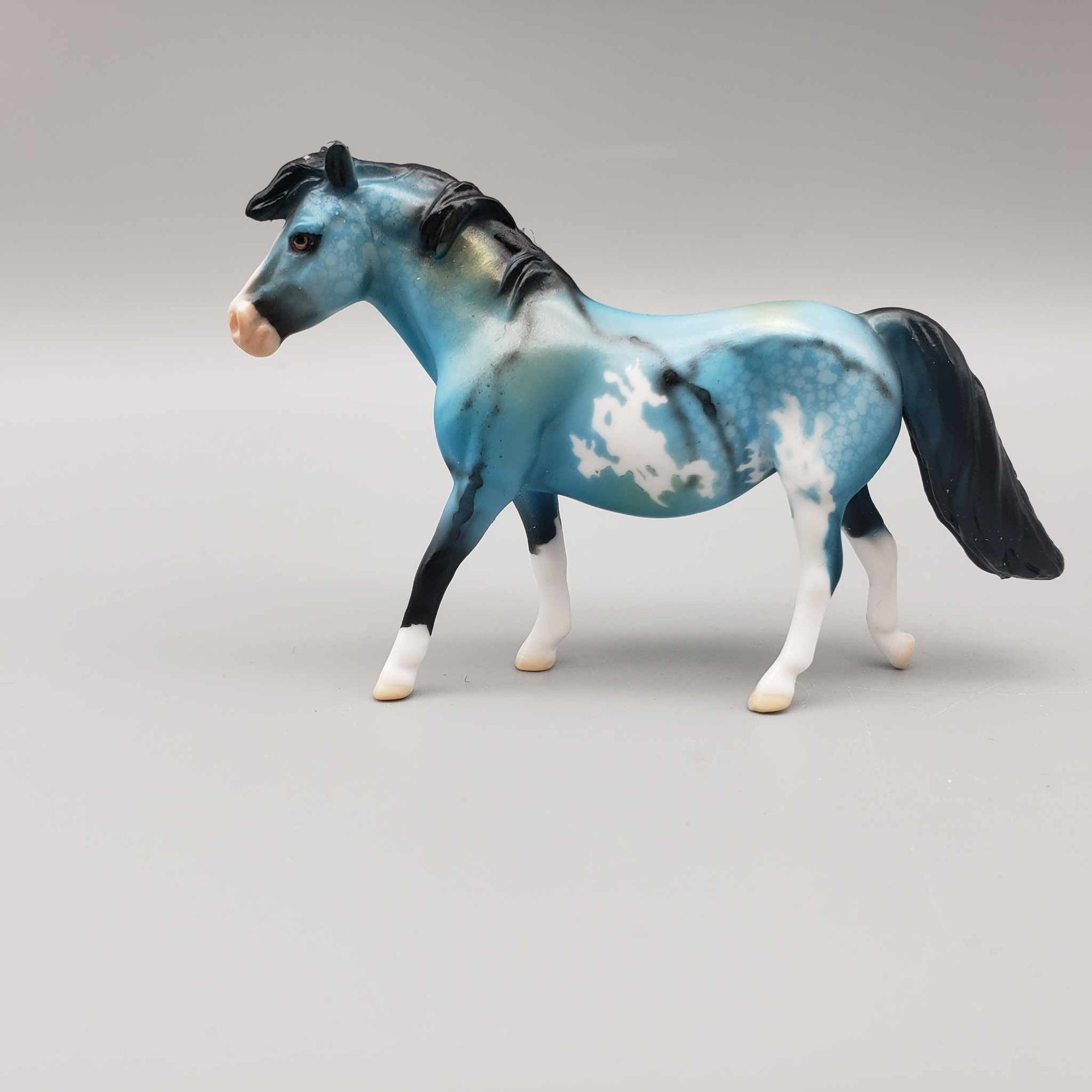 Halah OOAK Turquoise Pony Chip By Dawn Quick Facebook Auction Fall Into Autumn Random Drop Sale 9/23