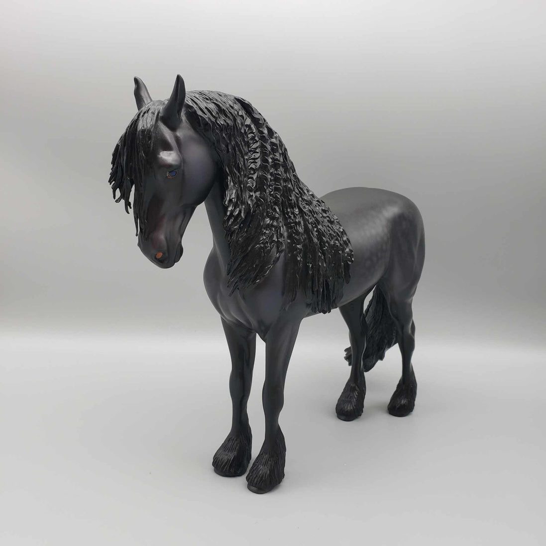 Warhawk OOAK Dappled Black Frisian Andalusian By Caroline Boydston Best Offer 11/13/23