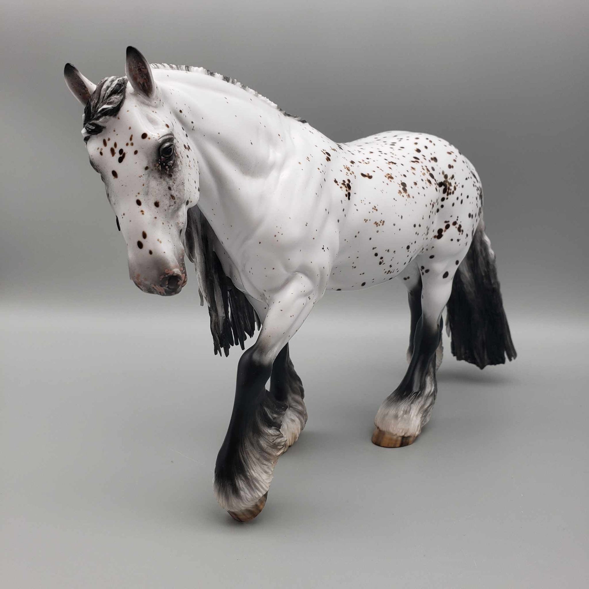 Root Beer Float OOAK Bay Leopard Appaloosa Cob By Myla Pearce Best Offers 10/09/23