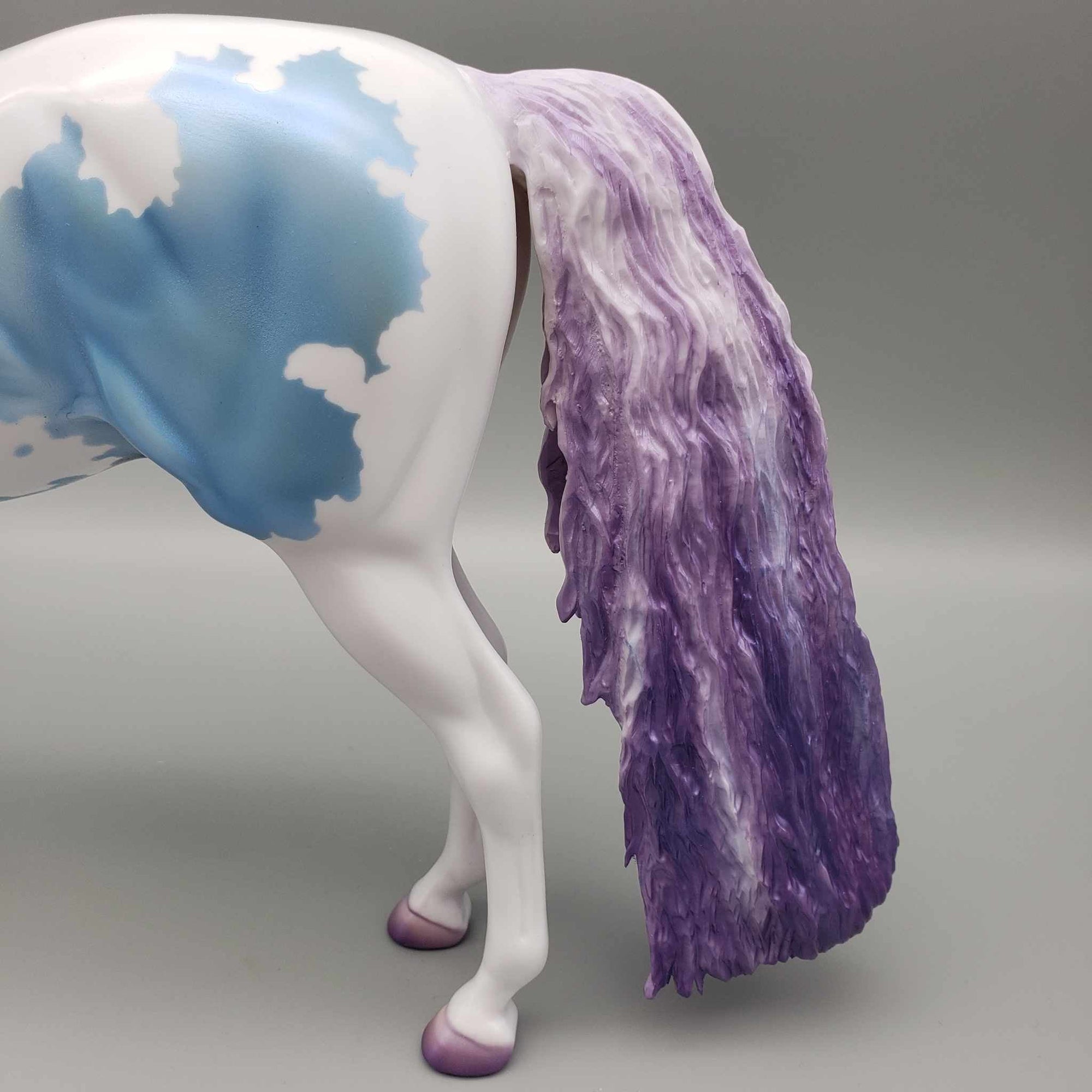 Blue Suede Shoes OOAK Deco Blue and Purple Morgan By Myla Pearce Best Offers 10/09/23