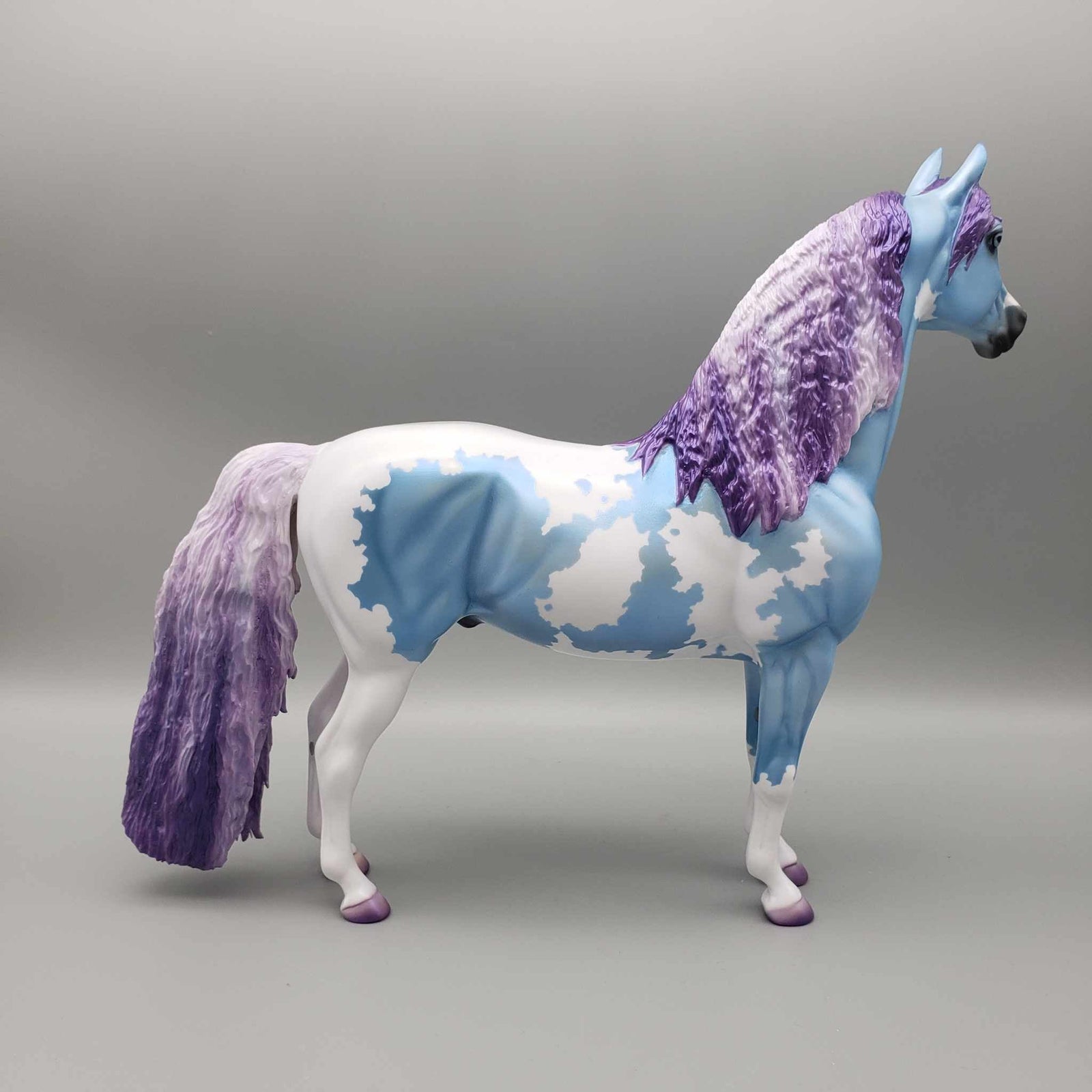 Blue Suede Shoes OOAK Deco Blue and Purple Morgan By Myla Pearce Best Offers 10/09/23