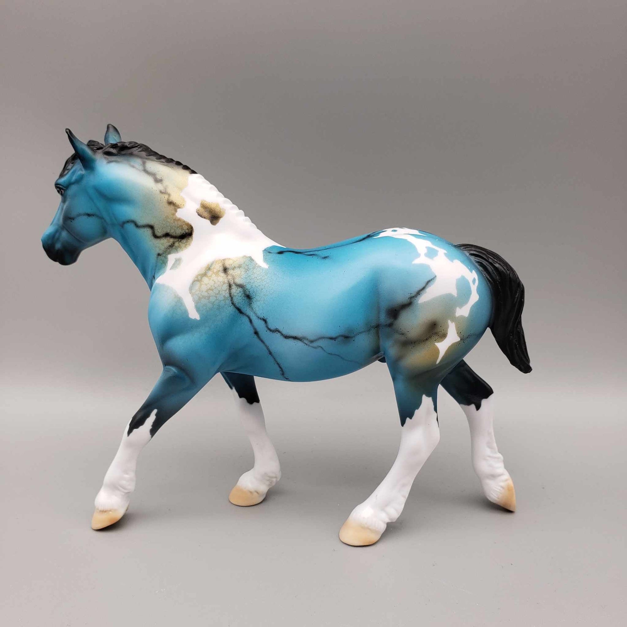 Giovi OOAK Turquoise Deco Pebble Draft By Dawn Quick FACEBOOK AUCTION Fall Into Autumn Random Drop Sale 9/23