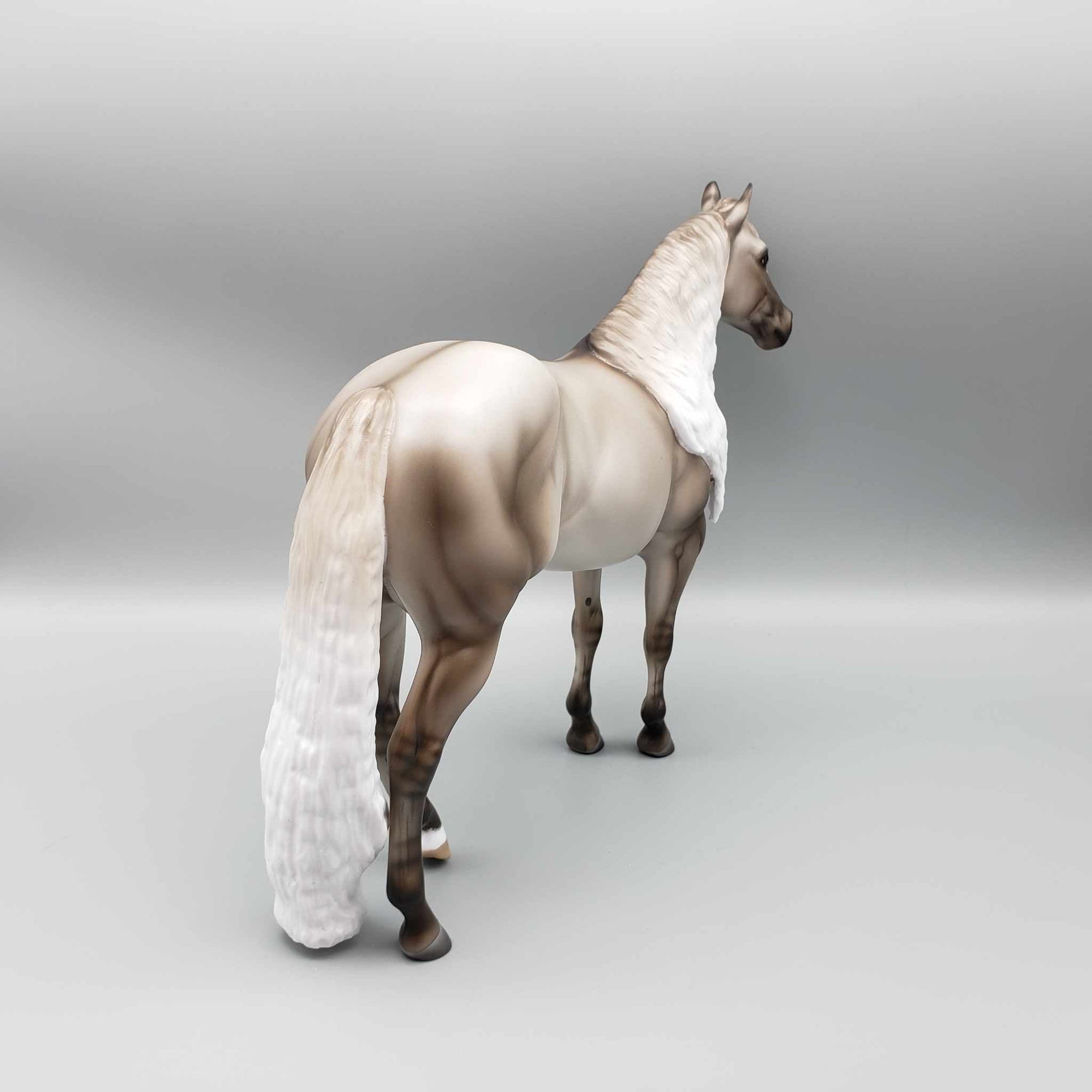 Silver Touch of Winter OOAK Silver Grulla ISH By Ashley Palmer Holiday Best Offers 12/11/23