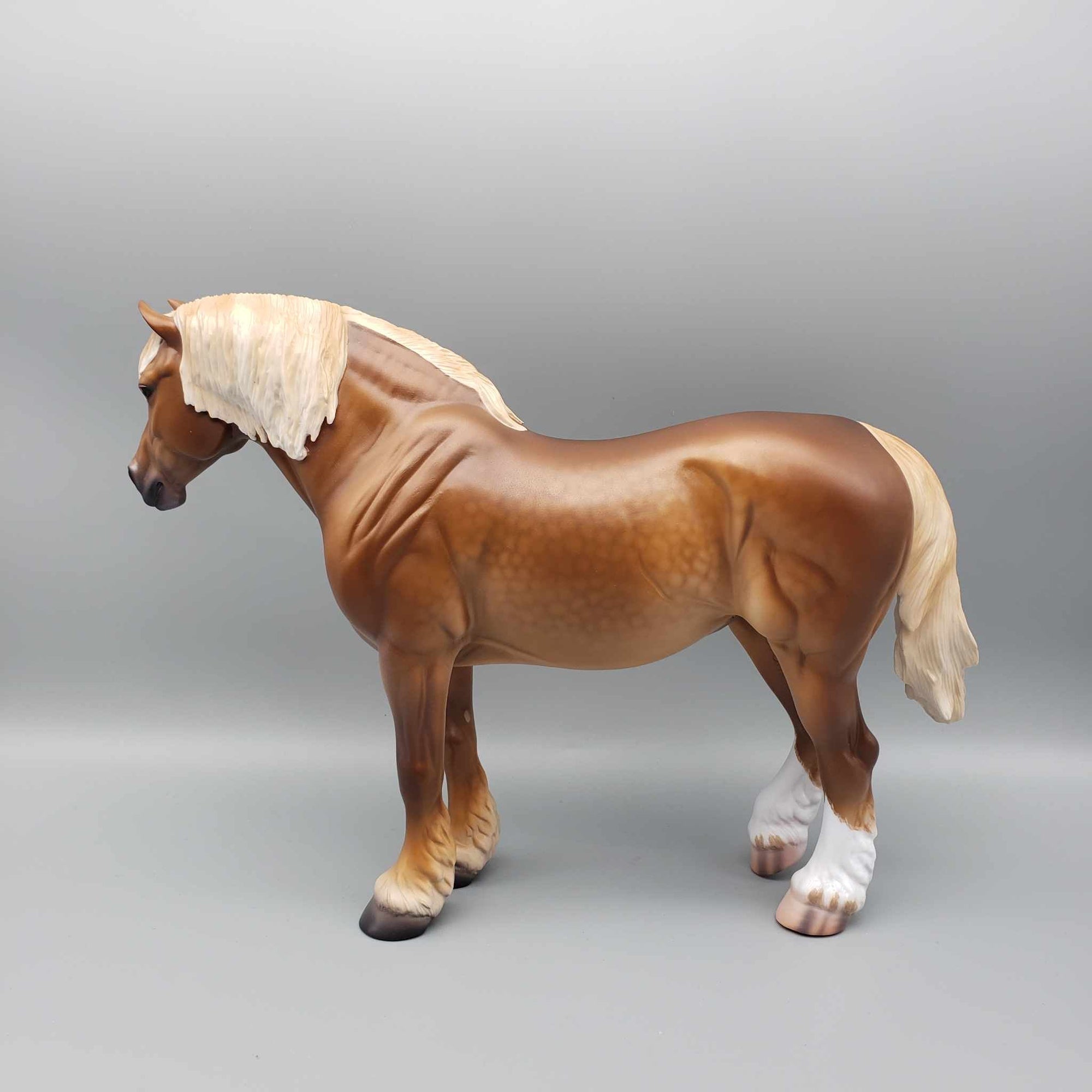 Airacomet OOAK Dappled Chestnut Heavy Draft Mare By Caroline Boydston Best Offer 11/13/23