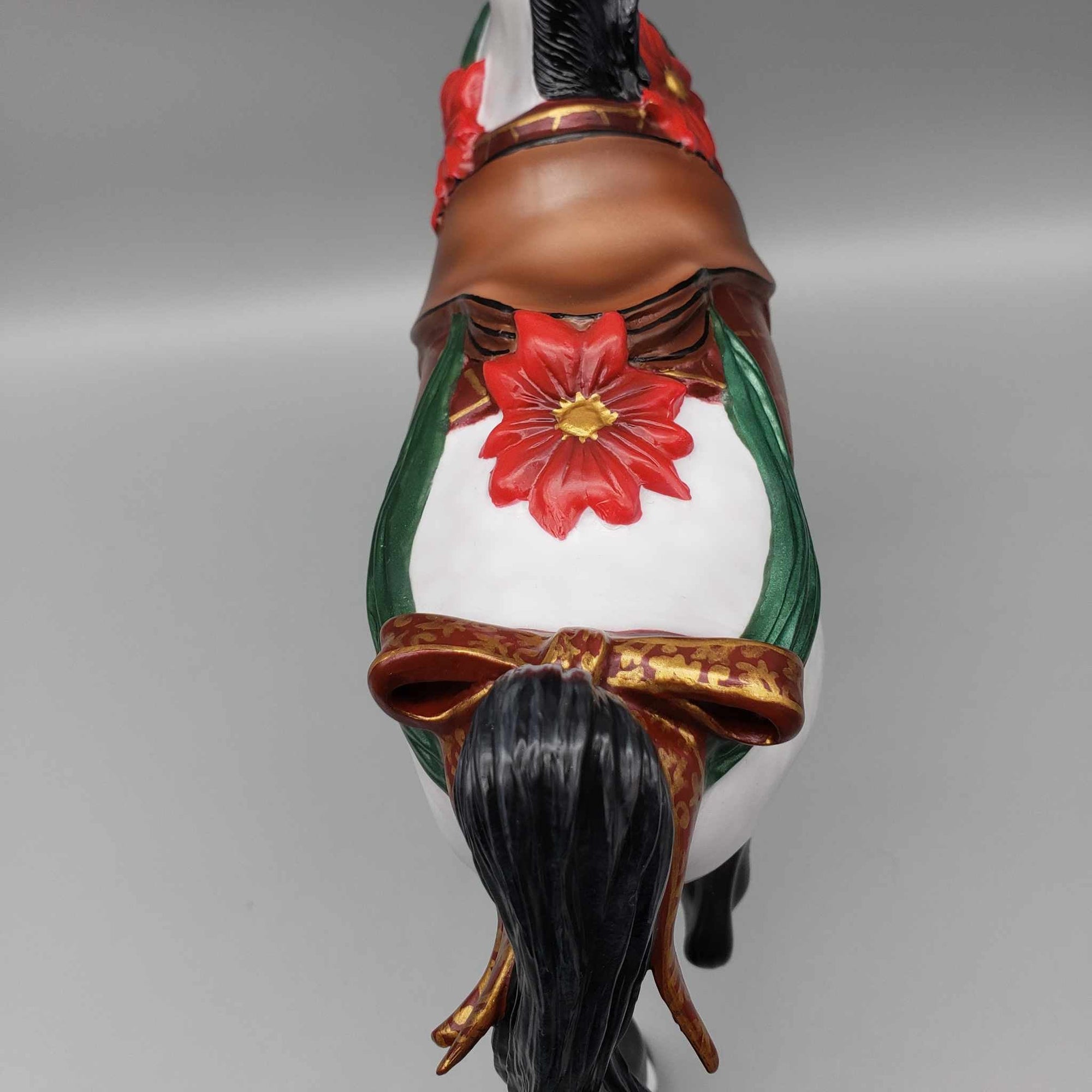 Wishmaker OOAK Dapple Grey Saddlebred Customized to Christmas Carousel Horse By Jess Hamill Holiday Best Offers 12/11/23