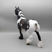 Douglas OOAK Bay Sabino Trotting Drafter By Angela Marleau 2023
