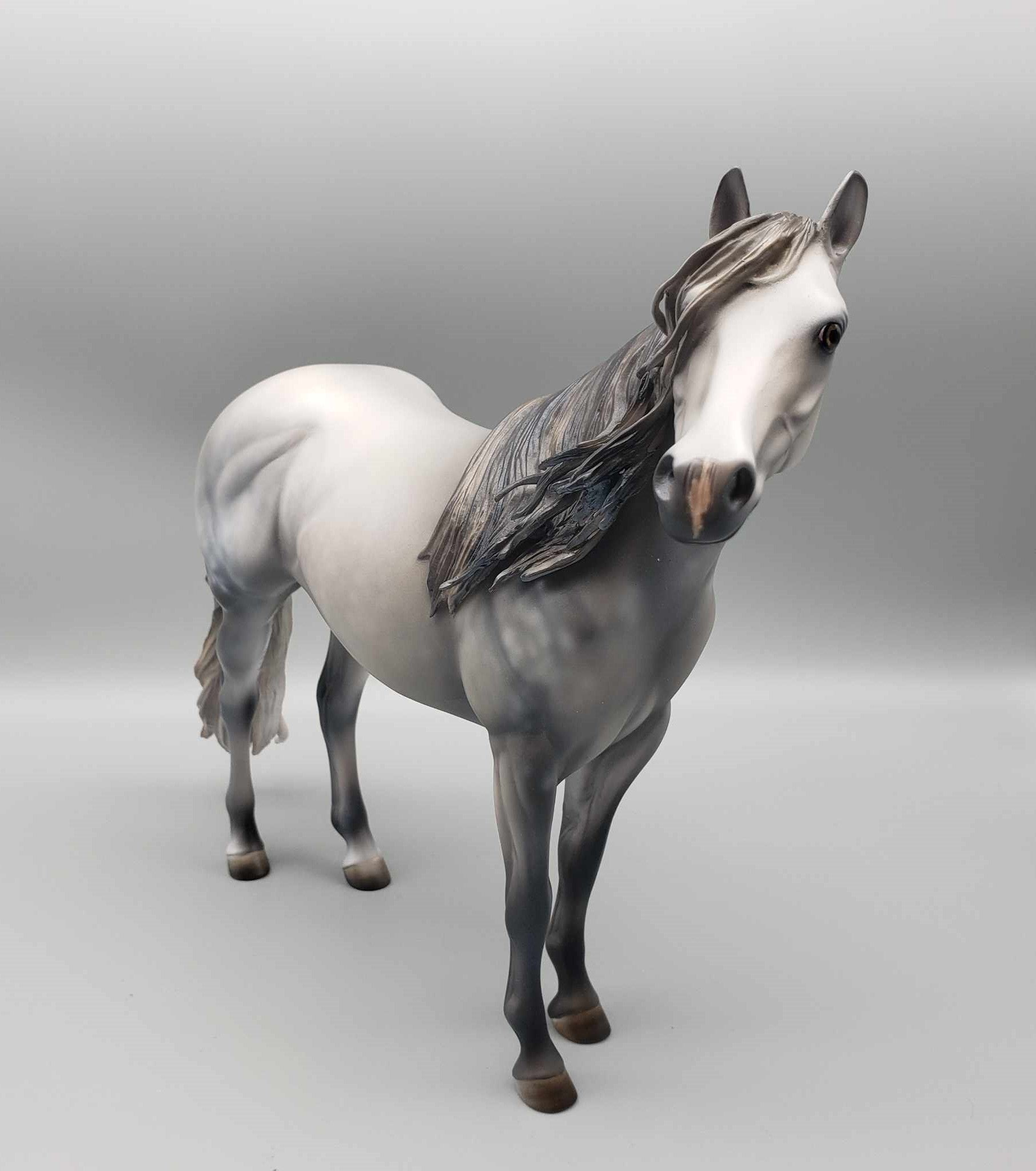 Jack Frost OOAK Dappled Grey Ideal Stock Horse By Julie Keim Best Offers 12/4/23