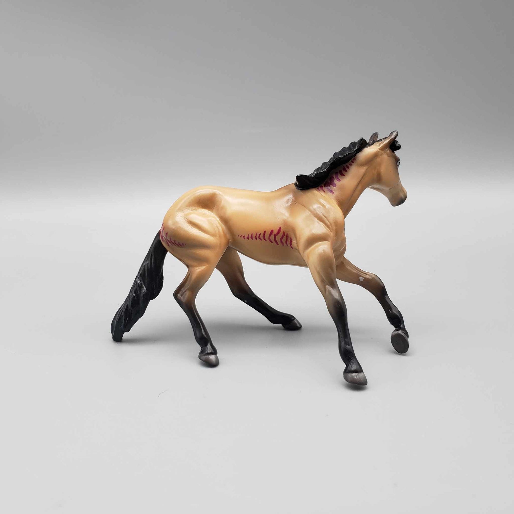 Echall &amp; Calf OOAK Chestnut Blacklight Reactive Cutter &amp; Alien Calf Chip LE-30 By Jess Hamill Moonlight Madness 2023 MM23