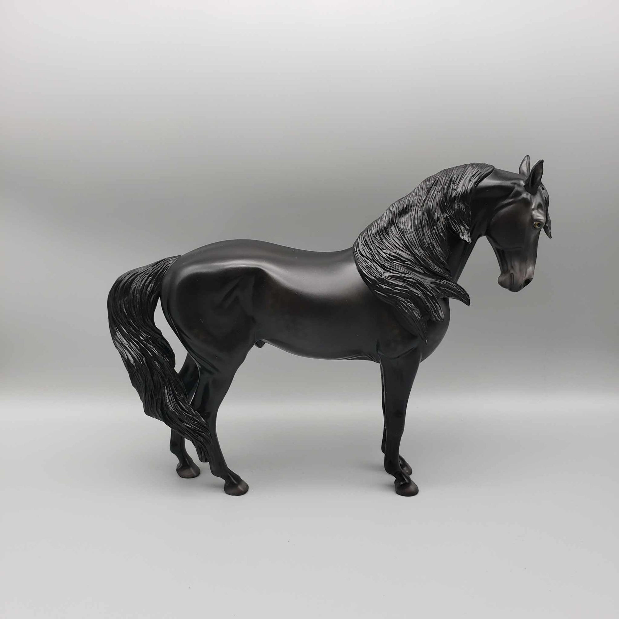 Golden OOAK Black Deco Andalusian By Ellen Robbins Holiday Sale HS23