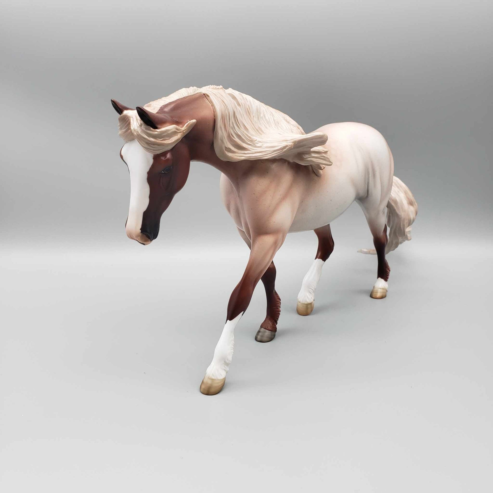 Branwen OOAK Customized Strawberry Roan Pony By Angela Marleau Best Offers 12/4/23