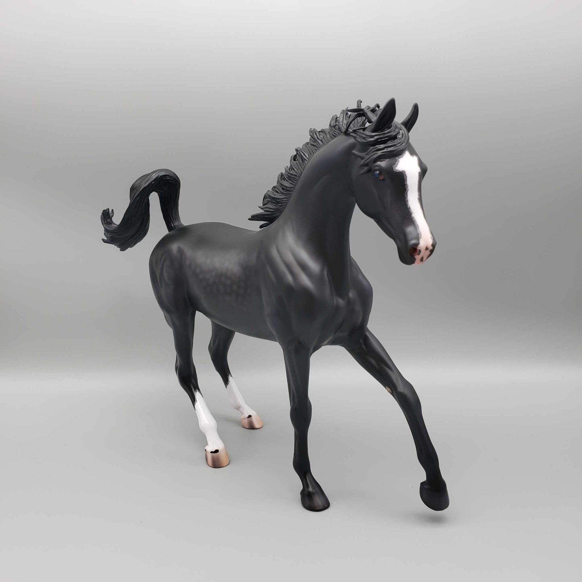 Wildcat OOAK Dappled Black Arab Mare By Caroline Boydston Best Offer 12/18/23