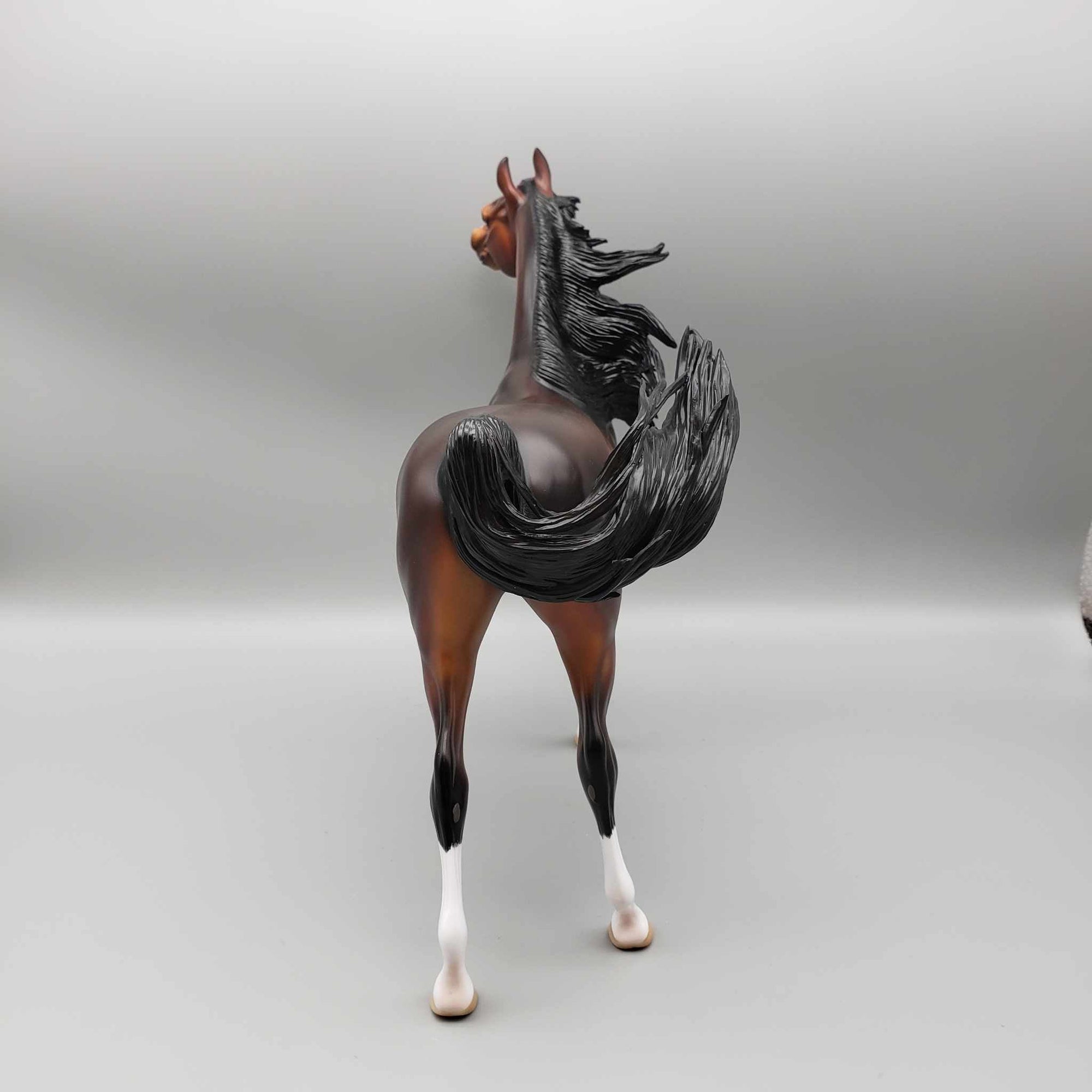 Rocking Around the Christmas Tree OOAK Custom Bay Arabian By Carrie Keller Holiday Best Offers 12/11/23