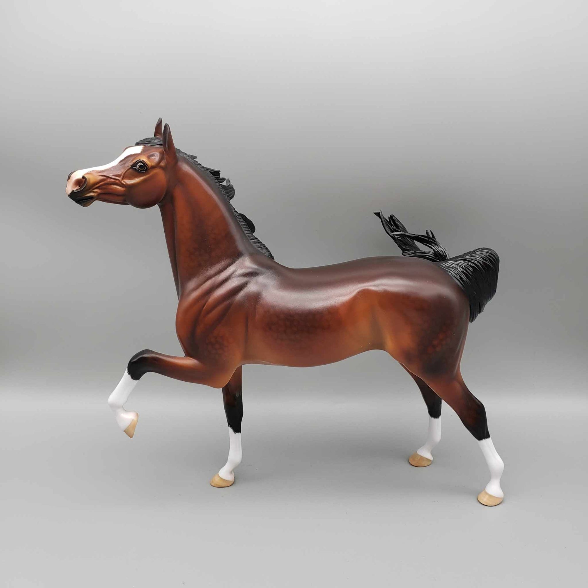 Rocking Around the Christmas Tree OOAK Custom Bay Arabian By Carrie Keller Holiday Best Offers 12/11/23