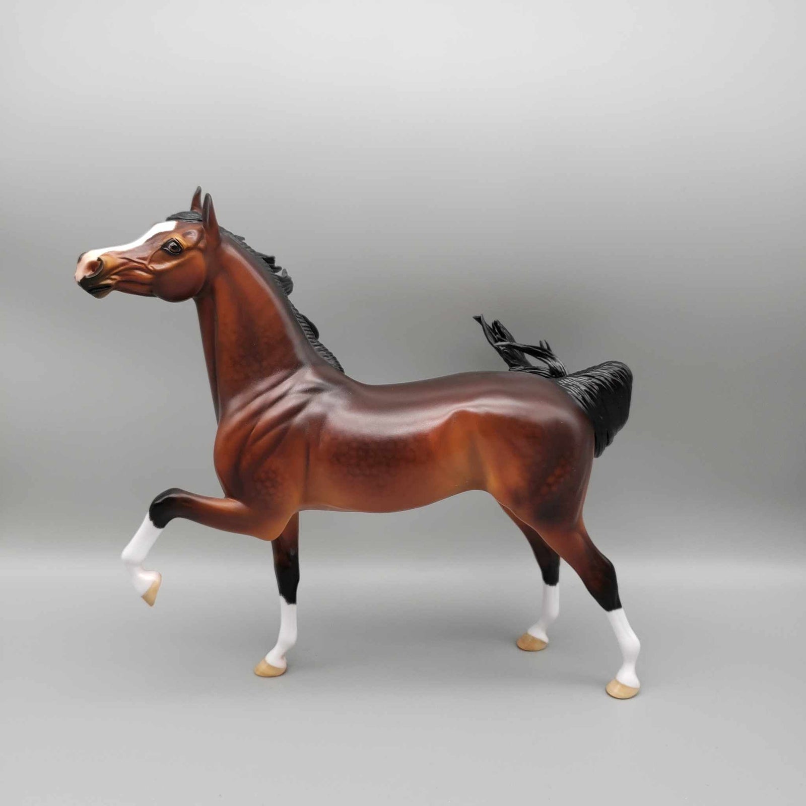 Rocking Around the Christmas Tree OOAK Custom Bay Arabian By Carrie Keller Holiday Best Offers 12/11/23