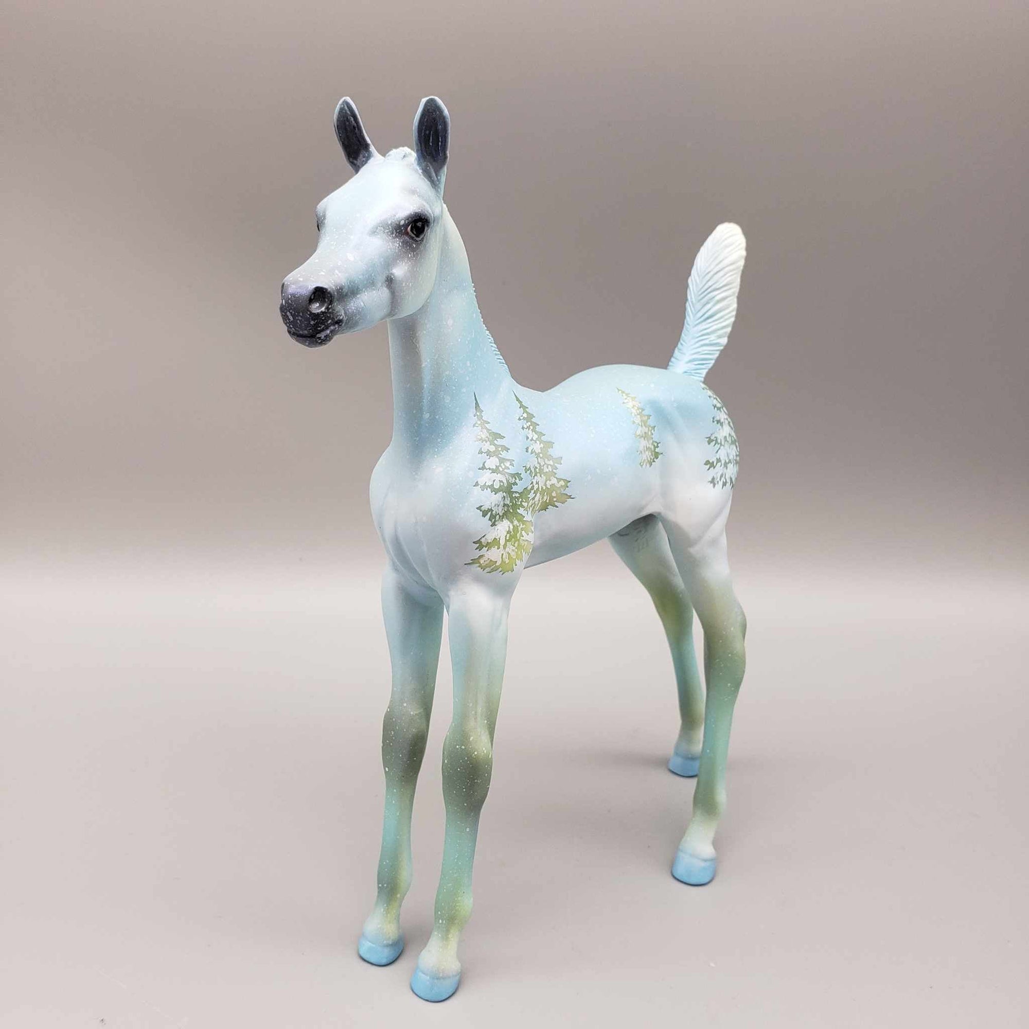 Snow Fall OOAK Deco Arab Foal By Jess Hamill HS23