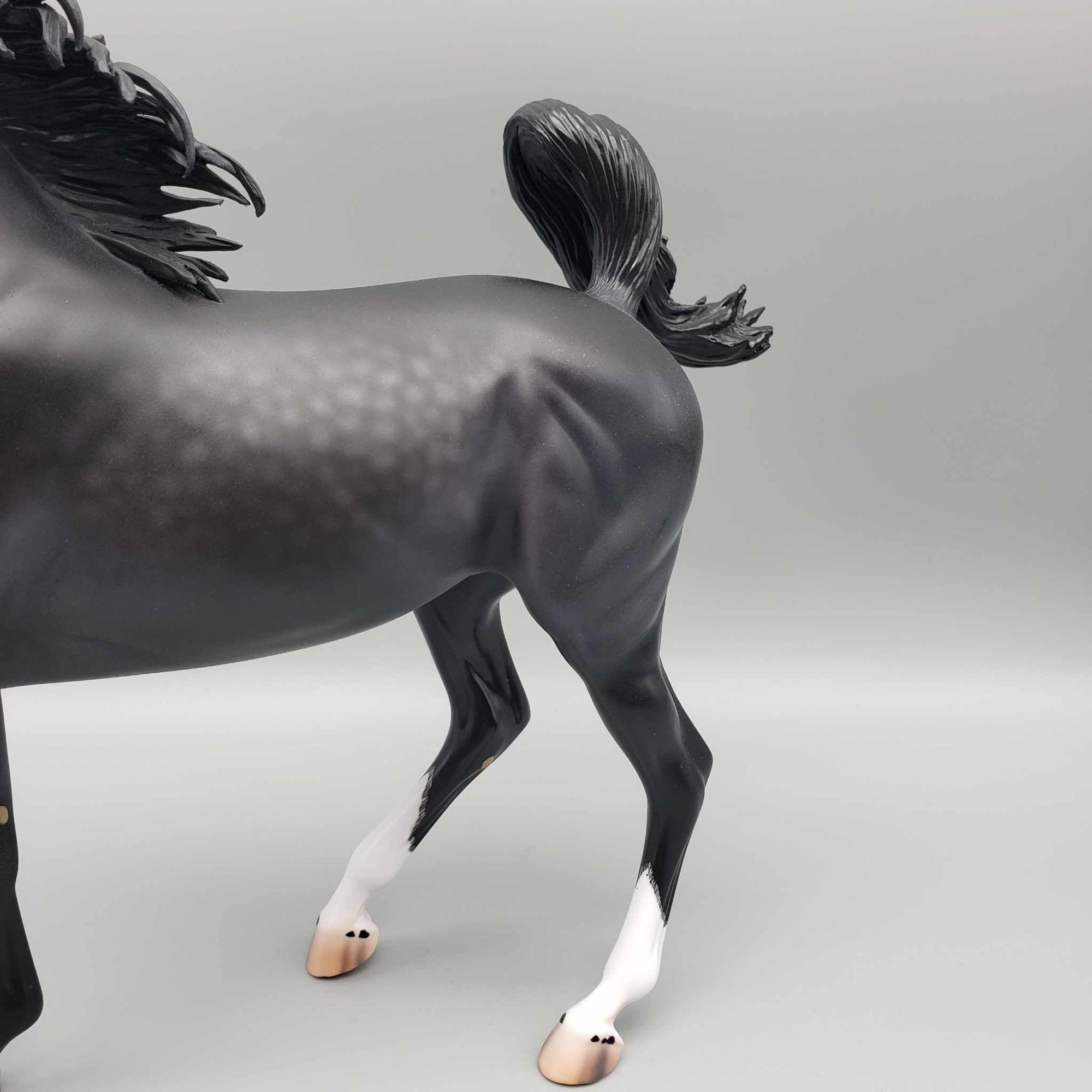 Wildcat OOAK Dappled Black Arab Mare By Caroline Boydston Best Offer 12/18/23