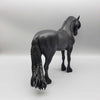 Warhawk OOAK Dappled Black Frisian Andalusian By Caroline Boydston Best Offer 11/13/23