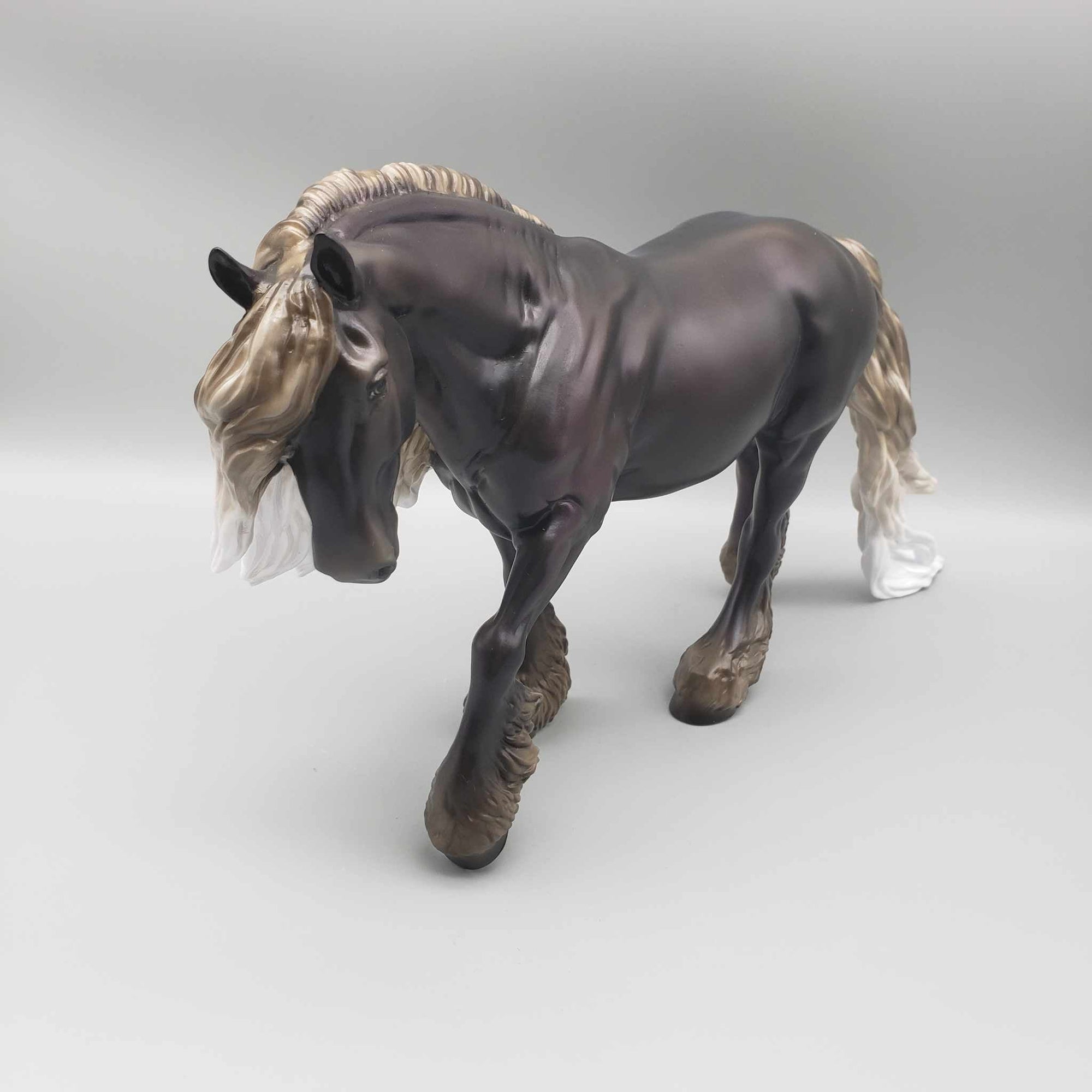 Spiced Cocoa OOAK Silver Black Irish Cob By Ashley Palmer Holiday Sale HS23