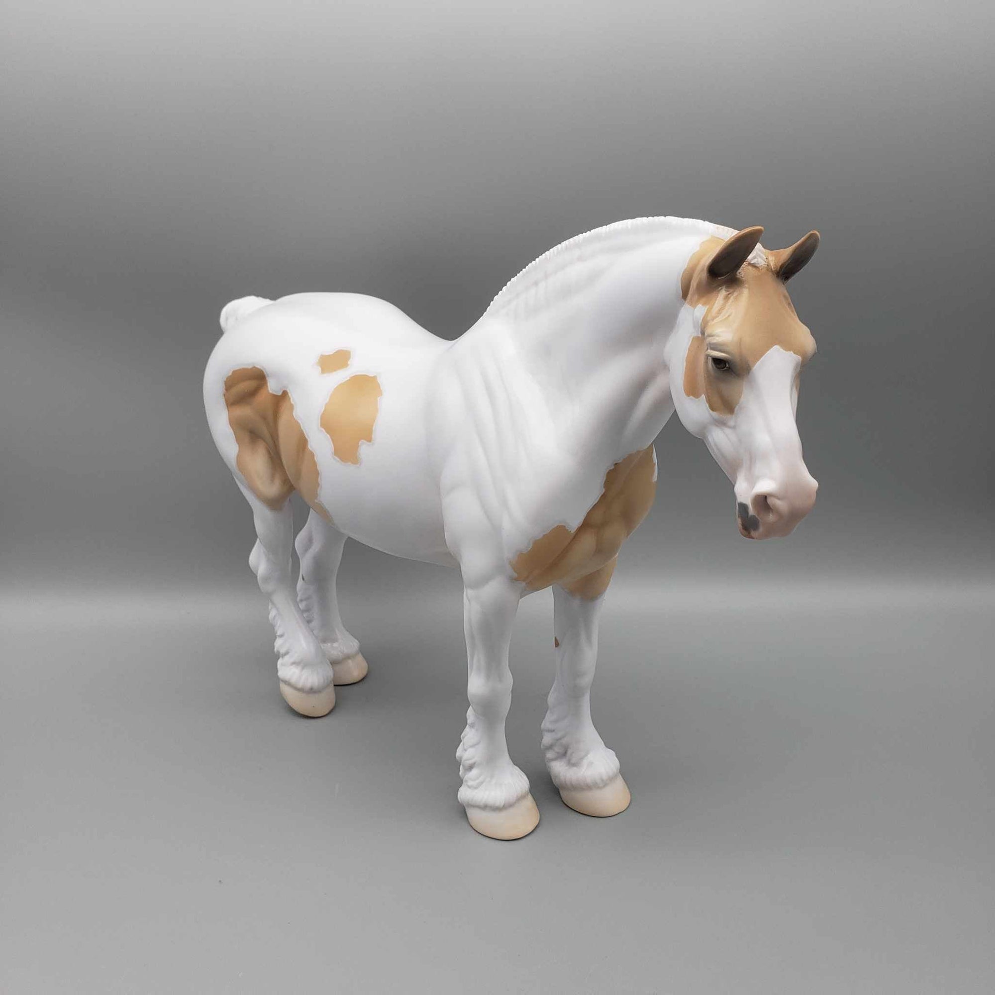 Peanut Brittle OOAK Palomino Tobiano Heavy Draft By Jess Hamill Holiday Sale HS23