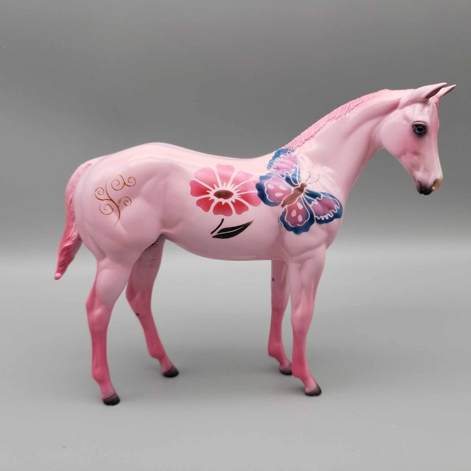 Fresh As A Daisy OOAK GLOSSY Pink Daisy and Butterfly Pink Deco Weanling By Dawn Quick Fall Into Autumn Random Drop Sale 9/23