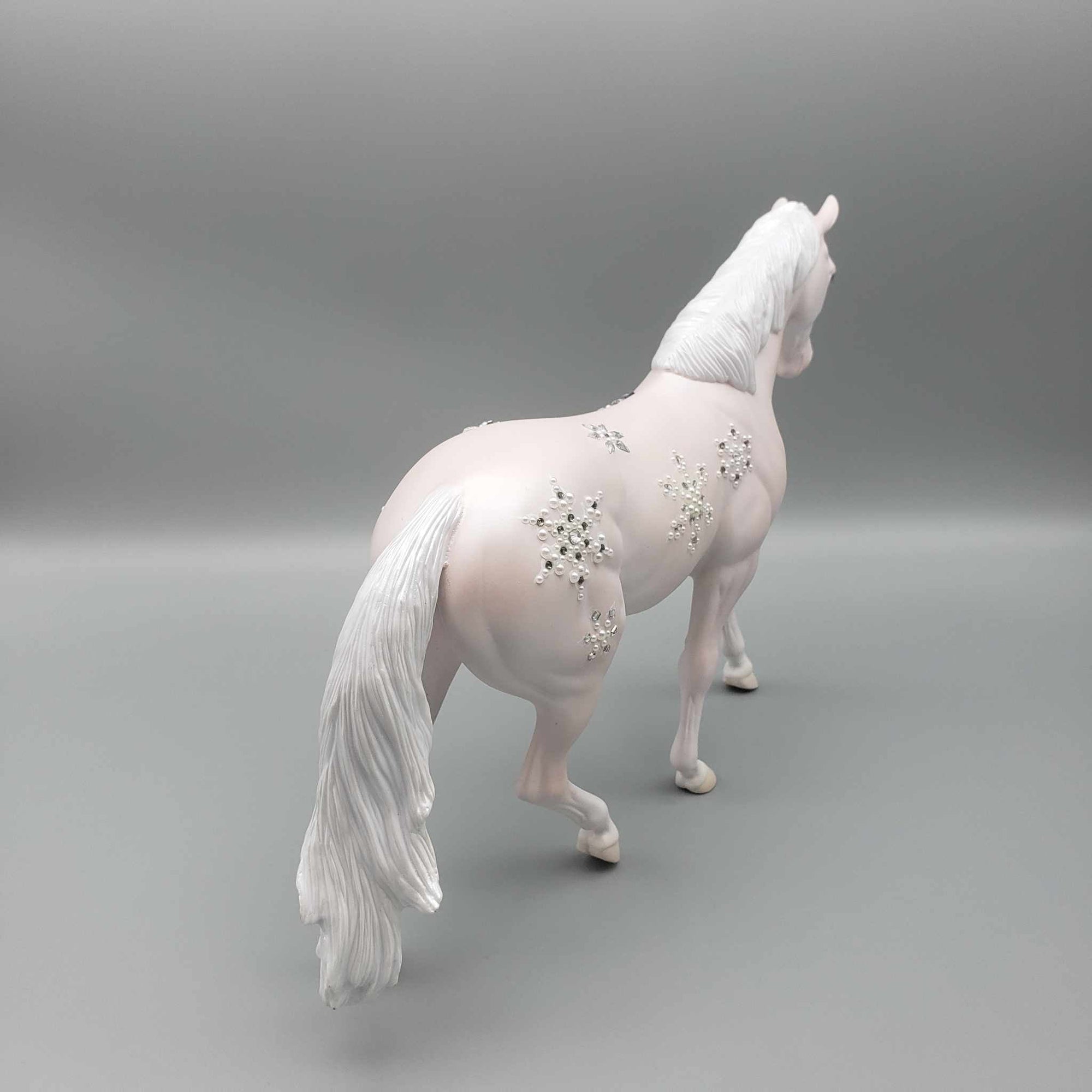 Season Sparkle OOAK Pink Bling Pony And Pillow Set By Jess Hamill Facebook Auction Holiday Sale HS23