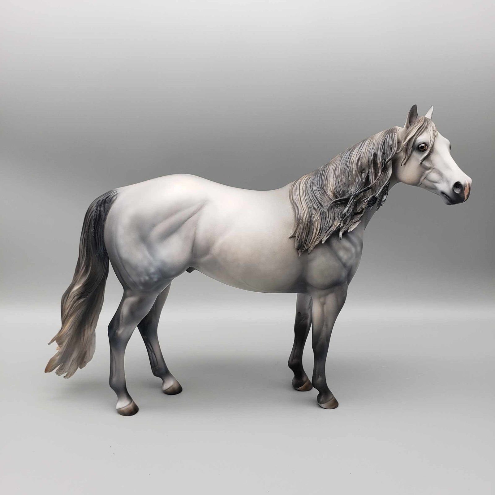 Jack Frost OOAK Dappled Grey Ideal Stock Horse By Julie Keim Best Offers 12/4/23