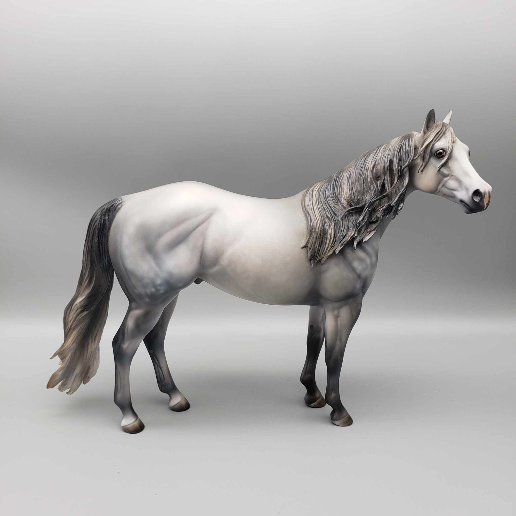 Jack Frost OOAK Dappled Grey Ideal Stock Horse By Julie Keim Best Offers 12/4/23