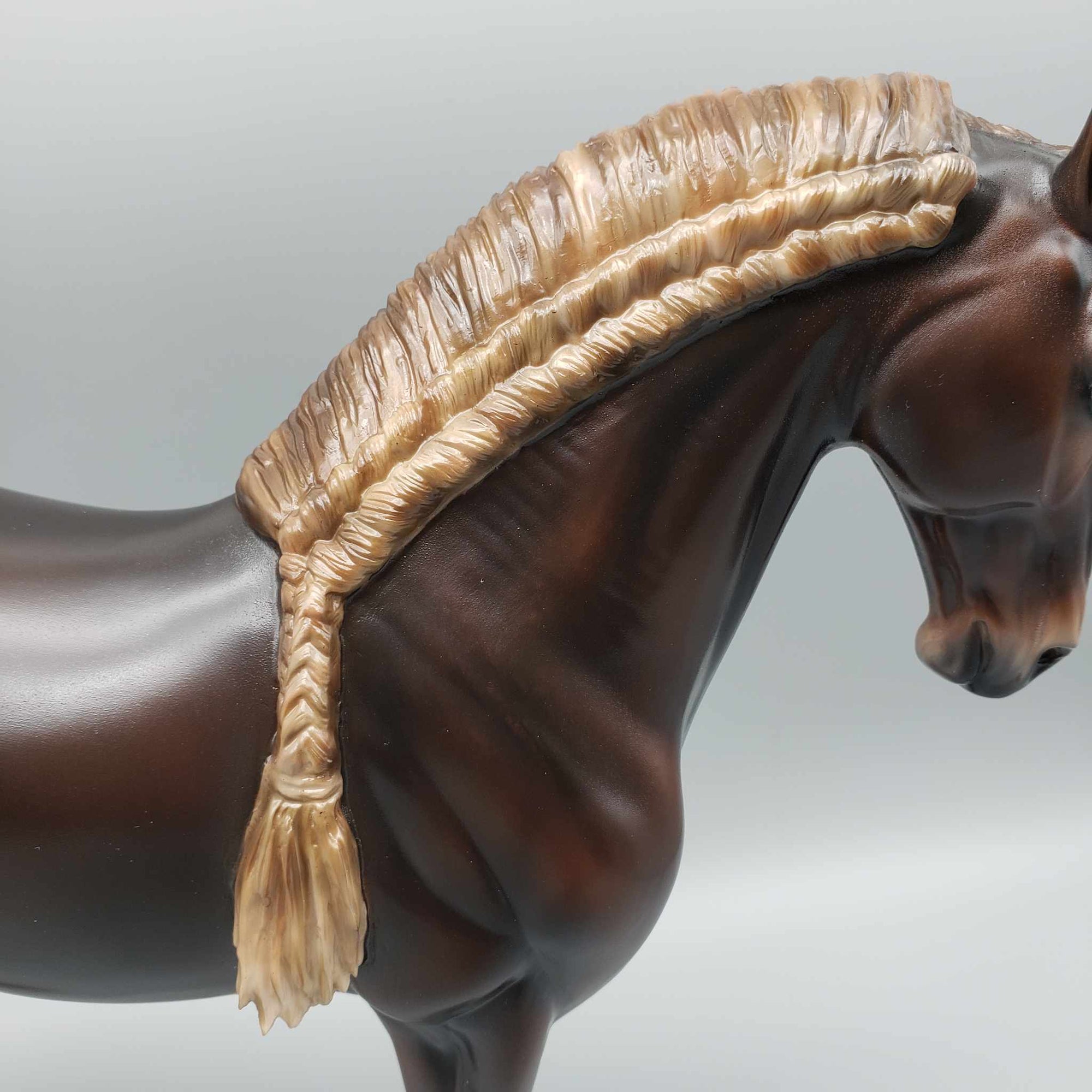 Flickering Firelight OOAK Chestnut Friesian Andalusian By Ashley Palmer Holiday Best Offers 12/11/23