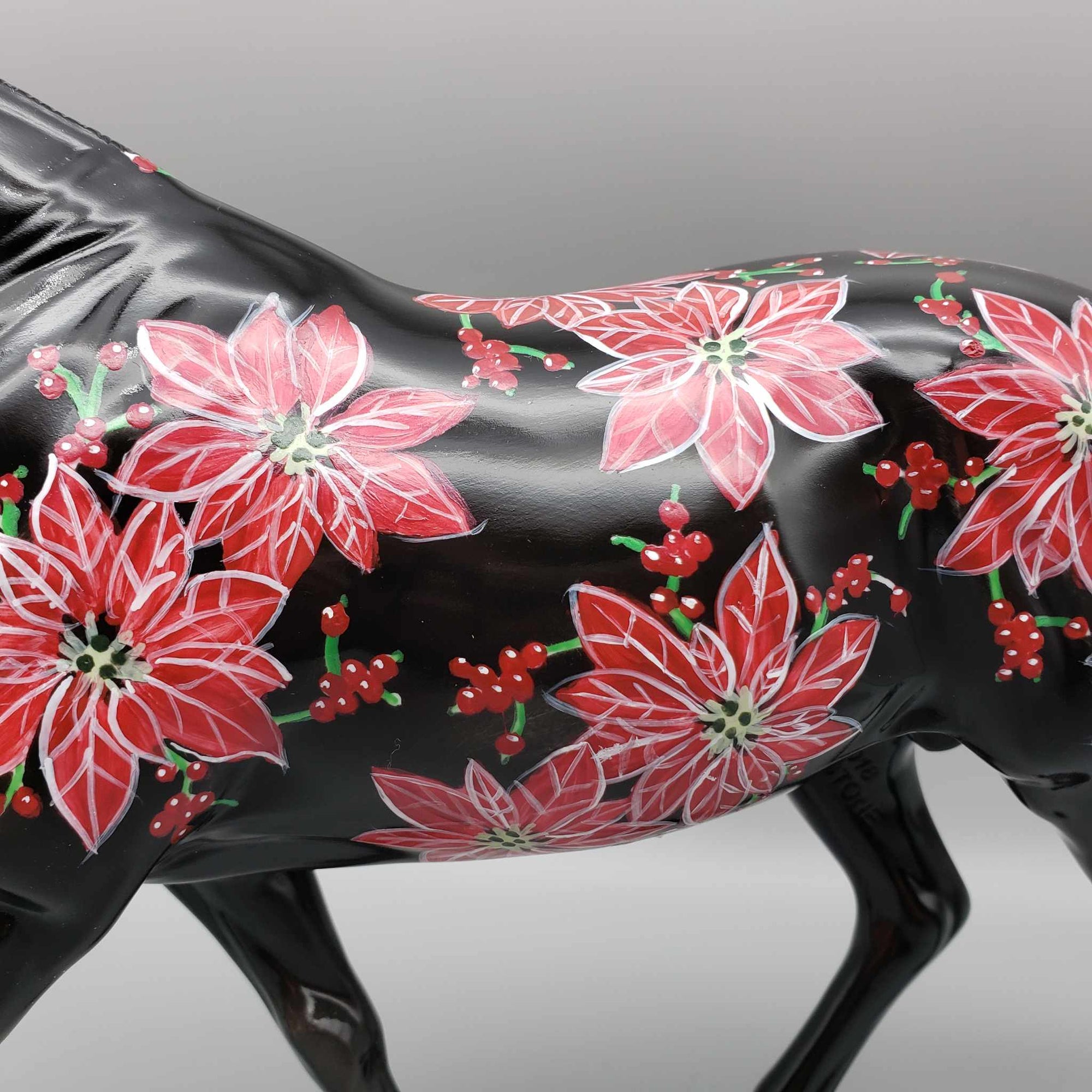 Poinsettia Nights OOAK Deco Irish Draft By Dawn Quick Holiday Best Offers 12/11/23