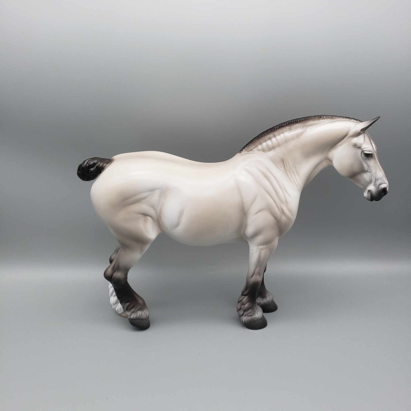 Mitten OOAK Light Buckskin W/ Star & Snip By Jess Hamill Holiday Sale HS23