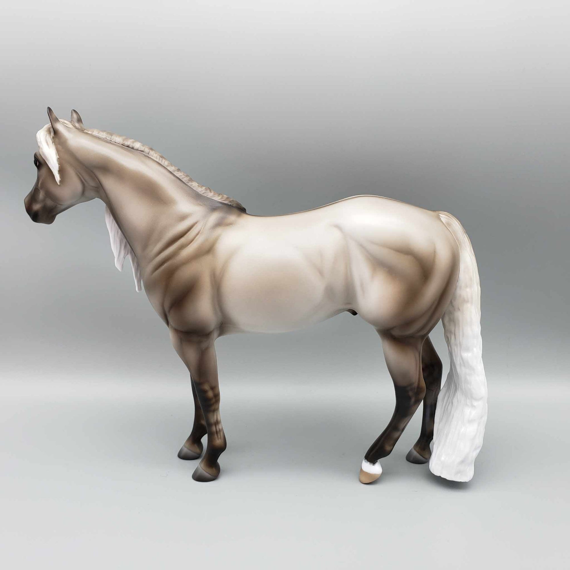 Silver Touch of Winter OOAK Silver Grulla ISH By Ashley Palmer Holiday Best Offers 12/11/23