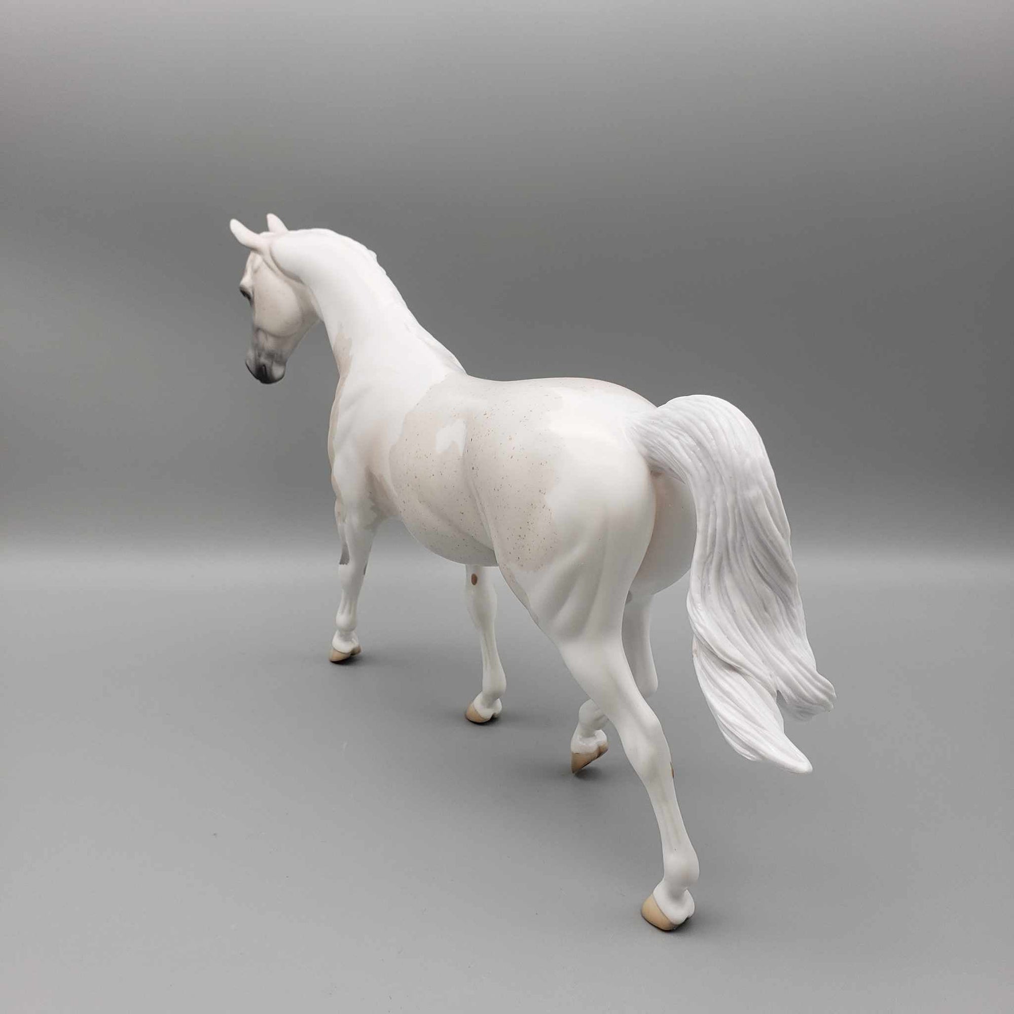 Peppermint Bark LE6 Fleabitten Flaxen Chestnut Tobiano Pony By Angela Marleau Holiday Sale HS23