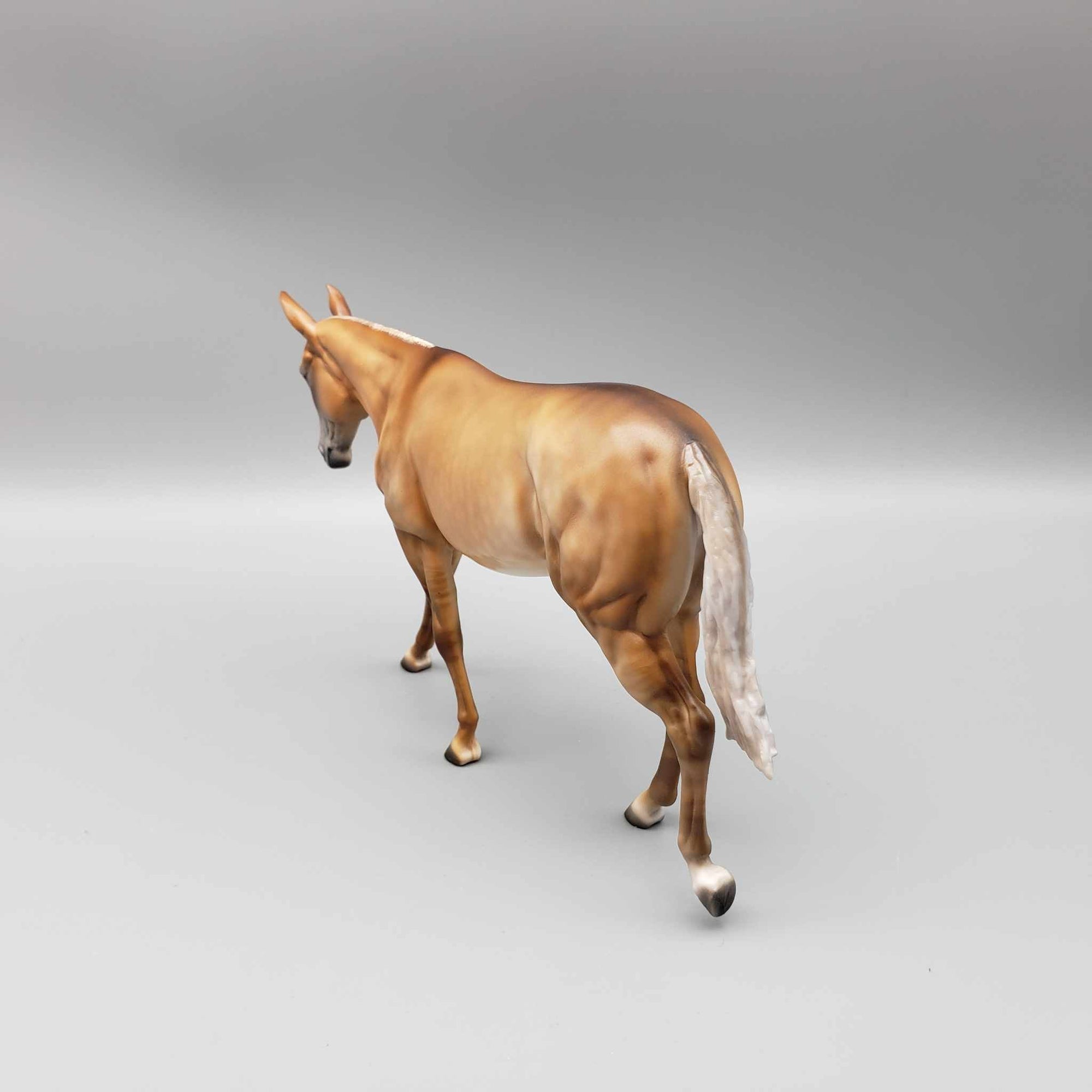 Sassafras OOAK Dappled Palomino Mule Pebble By Julie Keim Holiday Sale HS23