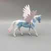 Flutter OOAK Deco Pearl Blue Angel Wing Warmblood Chip By  Angela Marleau Holiday Sale HS23