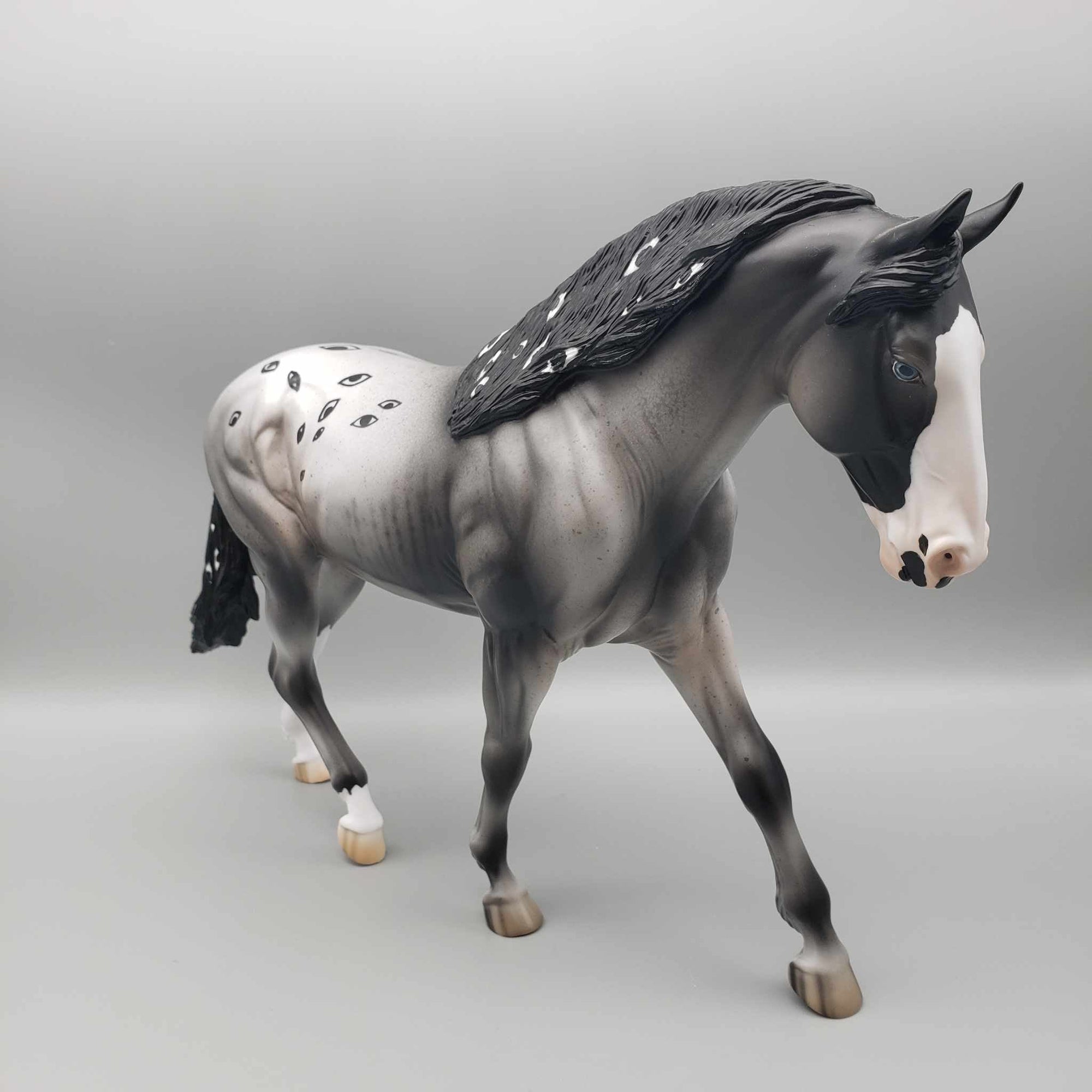 Insight OOAK Deco "Eye-Paloosa" Irish Draft By Jess Hamill  MM23