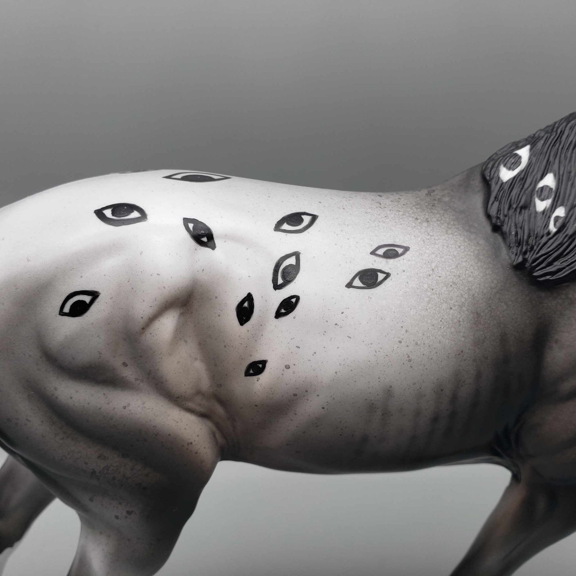 Insight OOAK Deco "Eye-Paloosa" Irish Draft By Jess Hamill  MM23