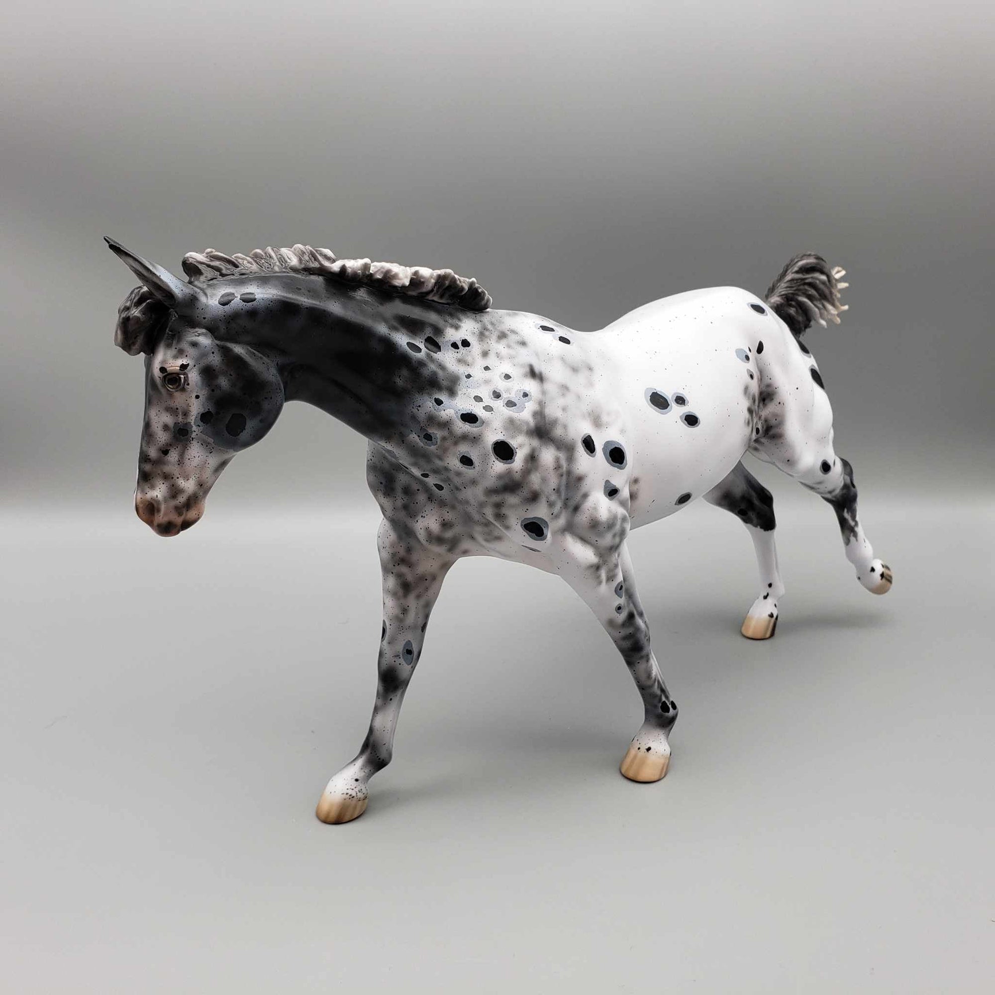 Stockings Fulla Coal OOAK Leopard Appaloosa By Ellen Robbins Holiday Best Offers 12/11/23