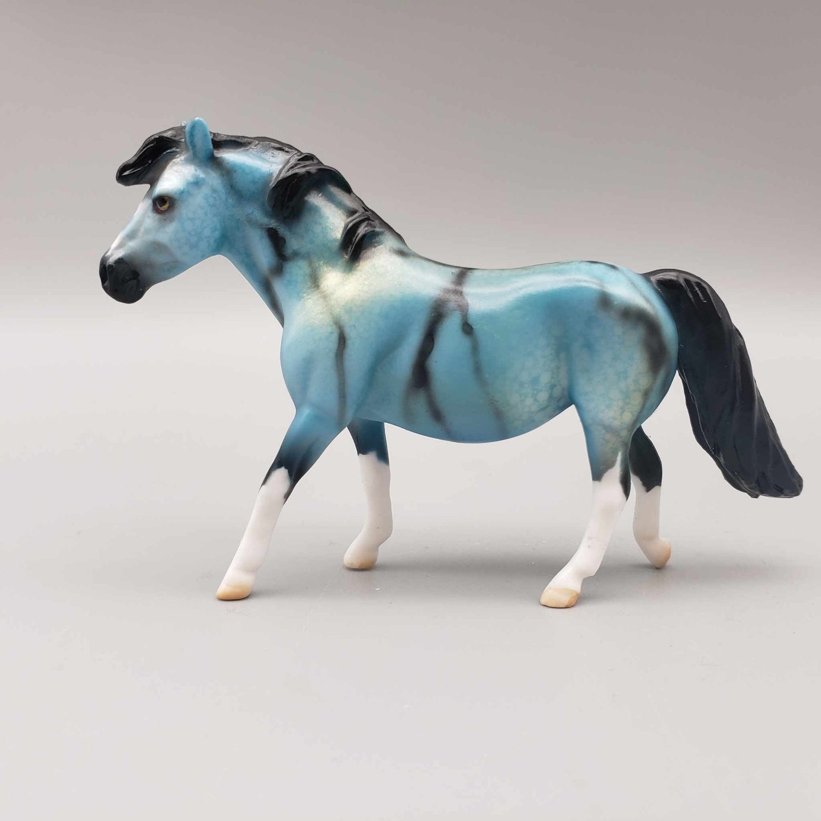 Farida OOAK Turquoise Pony Chip By Dawn Quick Facebook Auction Fall Into Autumn Random Drop Sale 9/23