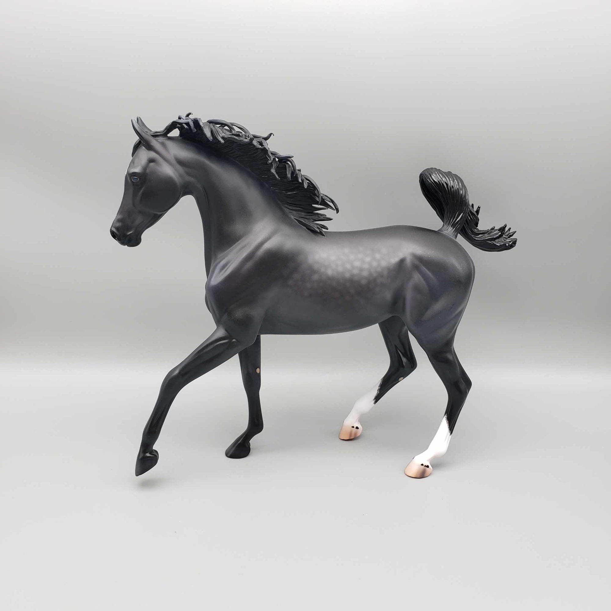 Wildcat OOAK Dappled Black Arab Mare By Caroline Boydston Best Offer 12/18/23