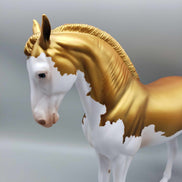 Golden Wishes OOAK Gold Deco Andalusian By Angela Marleau New Year Sales Collection NY23